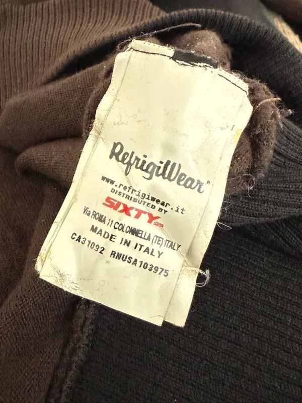 Refrigiwear Refrigiwear Maglione Scollo A V in Lana Uomo Taglia L Size US L / EU 52-54 / 3 - 10 Thumbnail