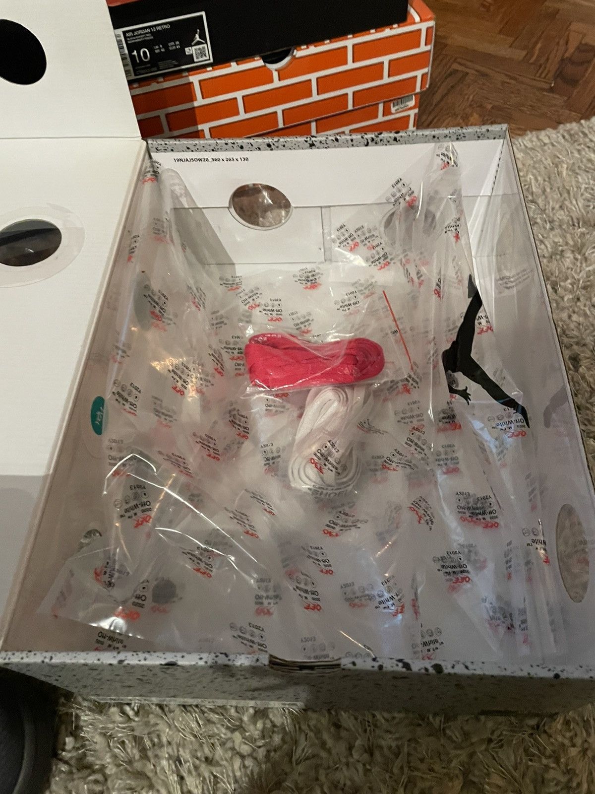Jordan Brand × Off-White OFF WHITE x Jordan 5 Muslin Size US 10.5 / EU 43-44 - 14 Thumbnail