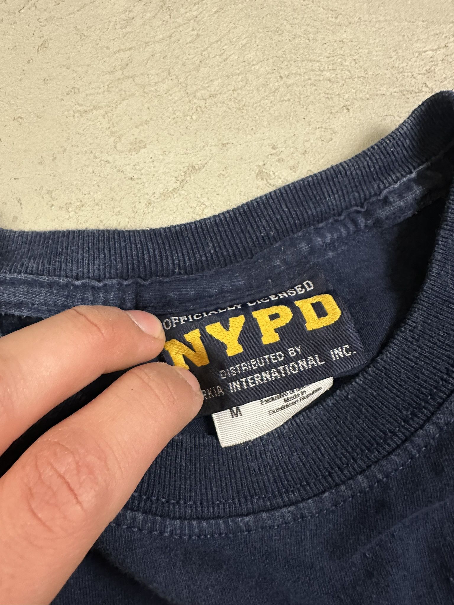 Vintage 00s Vintage NYPD New York Police Department Y2k T-shirt Size US M / EU 48-50 / 2 - 7 Thumbnail