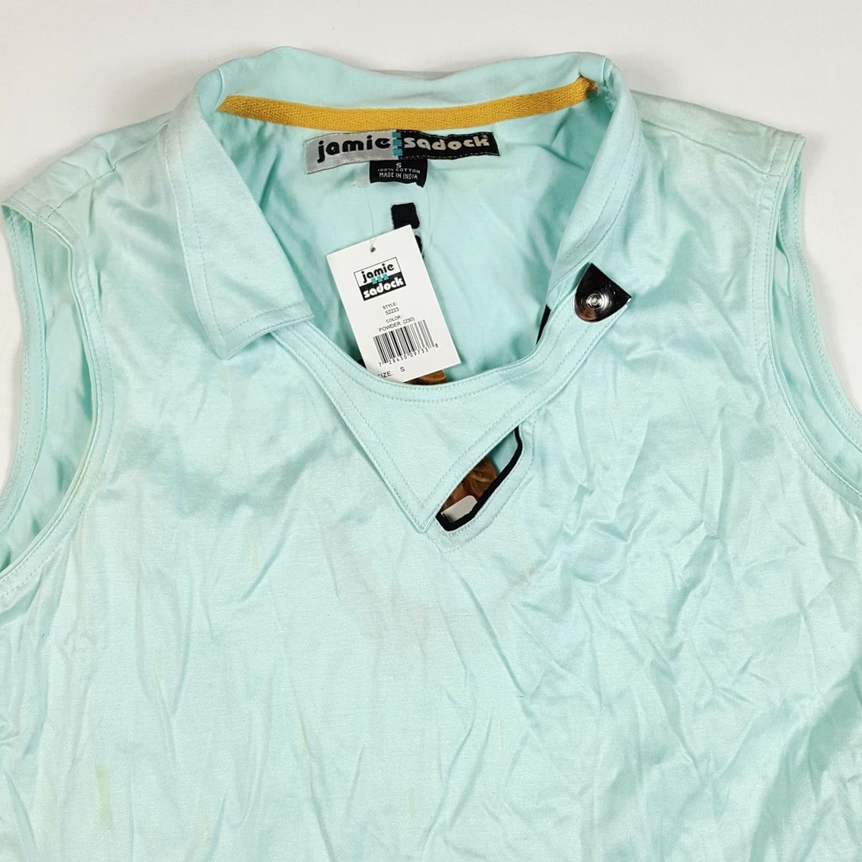 Vintage VINTAGE Jamie Sadock Athletic Polo Women's Small Golf Sleeveless Tank Shirt Tennis Shirt Polo Shirt Polo Shirt Blue 90s Casual Womens Size S / US 4 / IT 40 - 2 Thumbnail