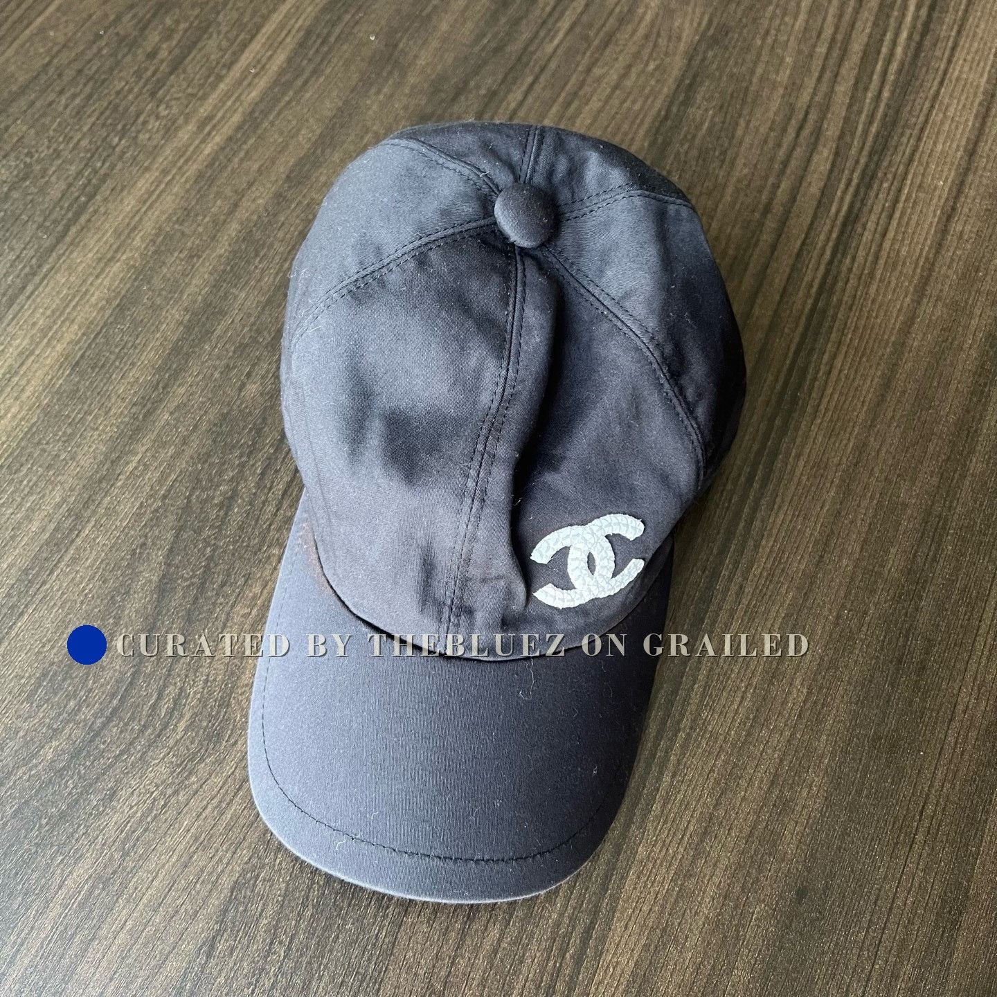 Chanel Chanel Embroidered Logo Printed Lining Baseball Cap Size ONE SIZE - 1 Thumbnail