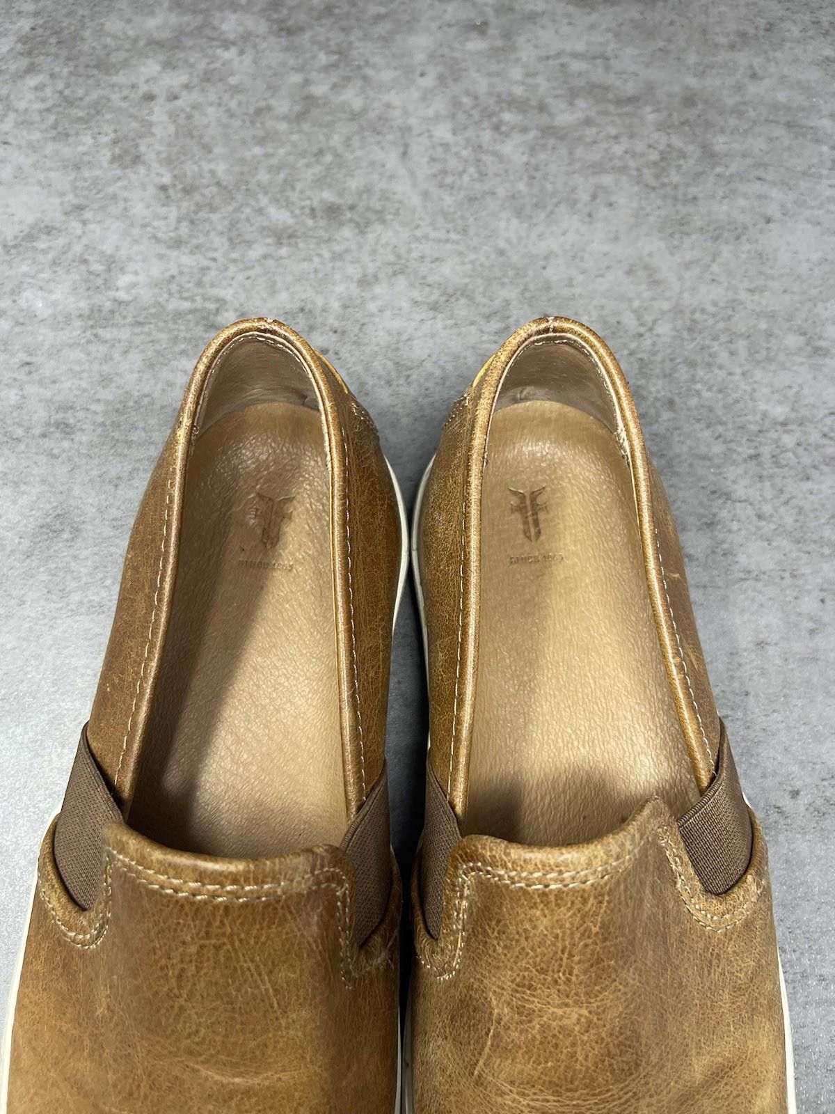 Frye Frye Shoes Womens Size 7 Dylan Slip On Leather Loafers Brown Size US 7 / IT 37 - 9 Thumbnail