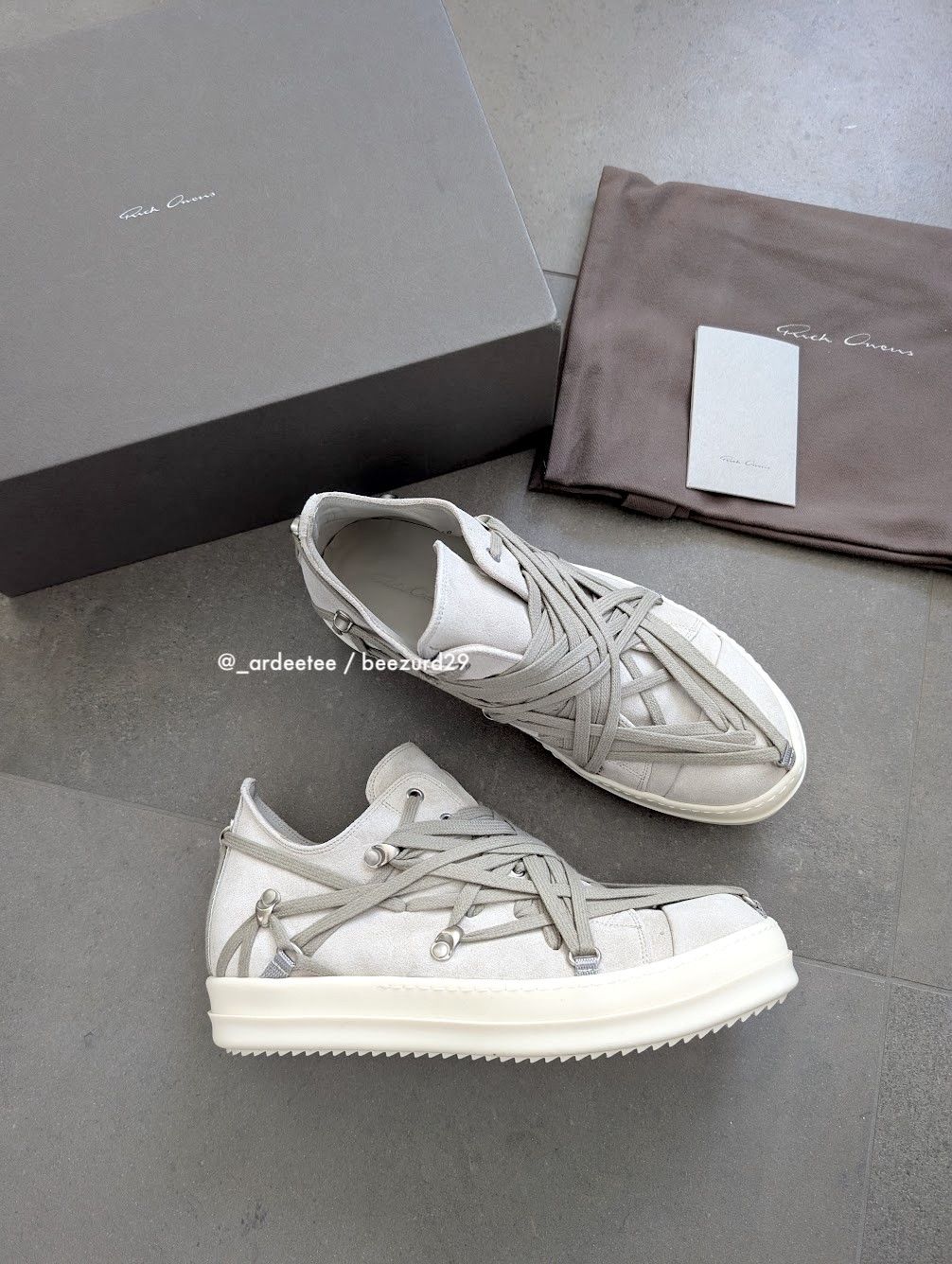 Rick Owens Sneakers Rick Owens Mainline Ramones Megalace SS25