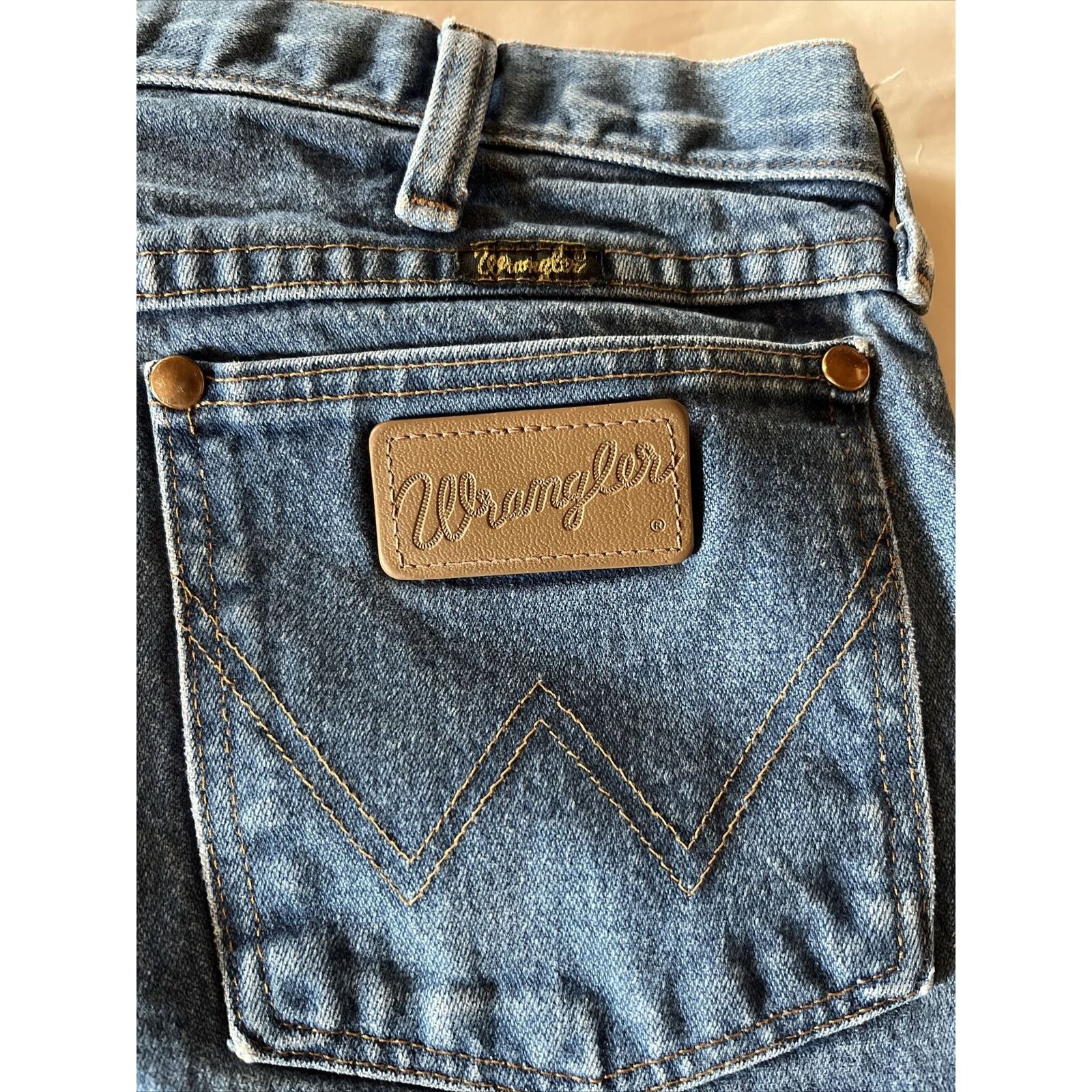 Wrangler Wrangler Jeans Men’s 32x31 Blue Denim Straight Leg Outdoor Size US 32 / EU 48 - 14 Thumbnail