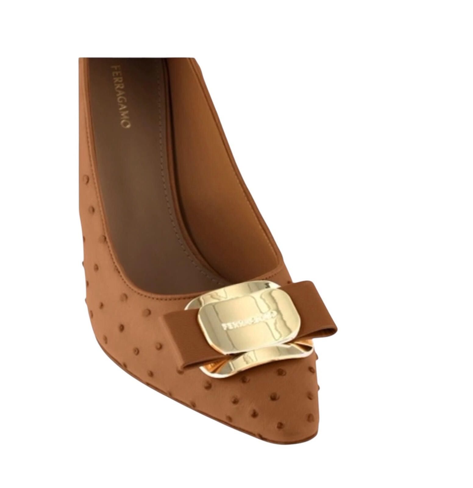 Salvatore Ferragamo Ferragamo New Vara Plate Pump Size ONE SIZE - 5 Thumbnail