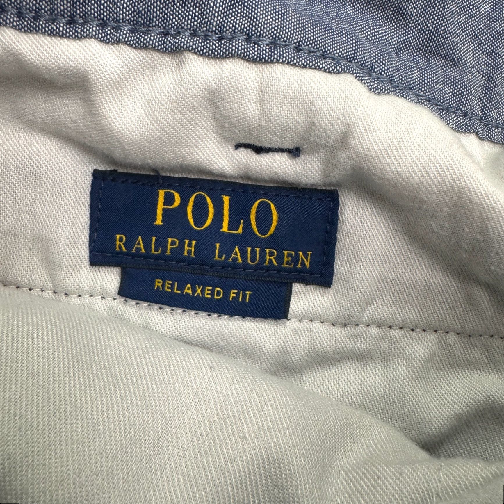 Polo Ralph Lauren Polo Ralph Lauren Relaxed Fit Chino Shorts Mens 32 Navy Blue Cotton Flat Front Size US XS / EU 42 / 0 - 5 Thumbnail