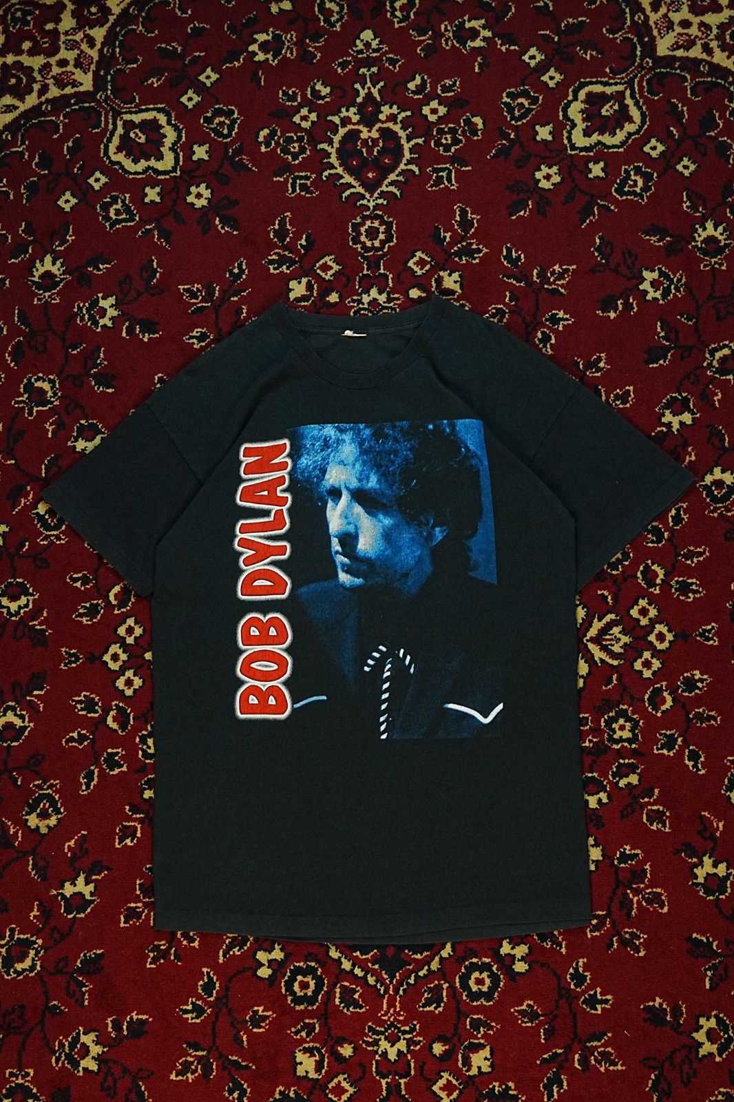 Band Tees Vintage Bob Dylan 1996 European Tour T-Shirt Size US XL / EU 56 / 4 - 1 Thumbnail
