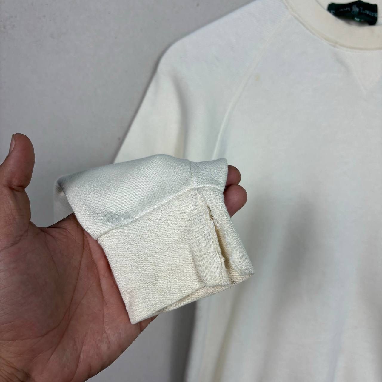 Polo Ralph Lauren Vtg Ralph Lauren White Crewneck Sweatshirt Tokyo Style Size US S / EU 44-46 / 1 - 4 Thumbnail