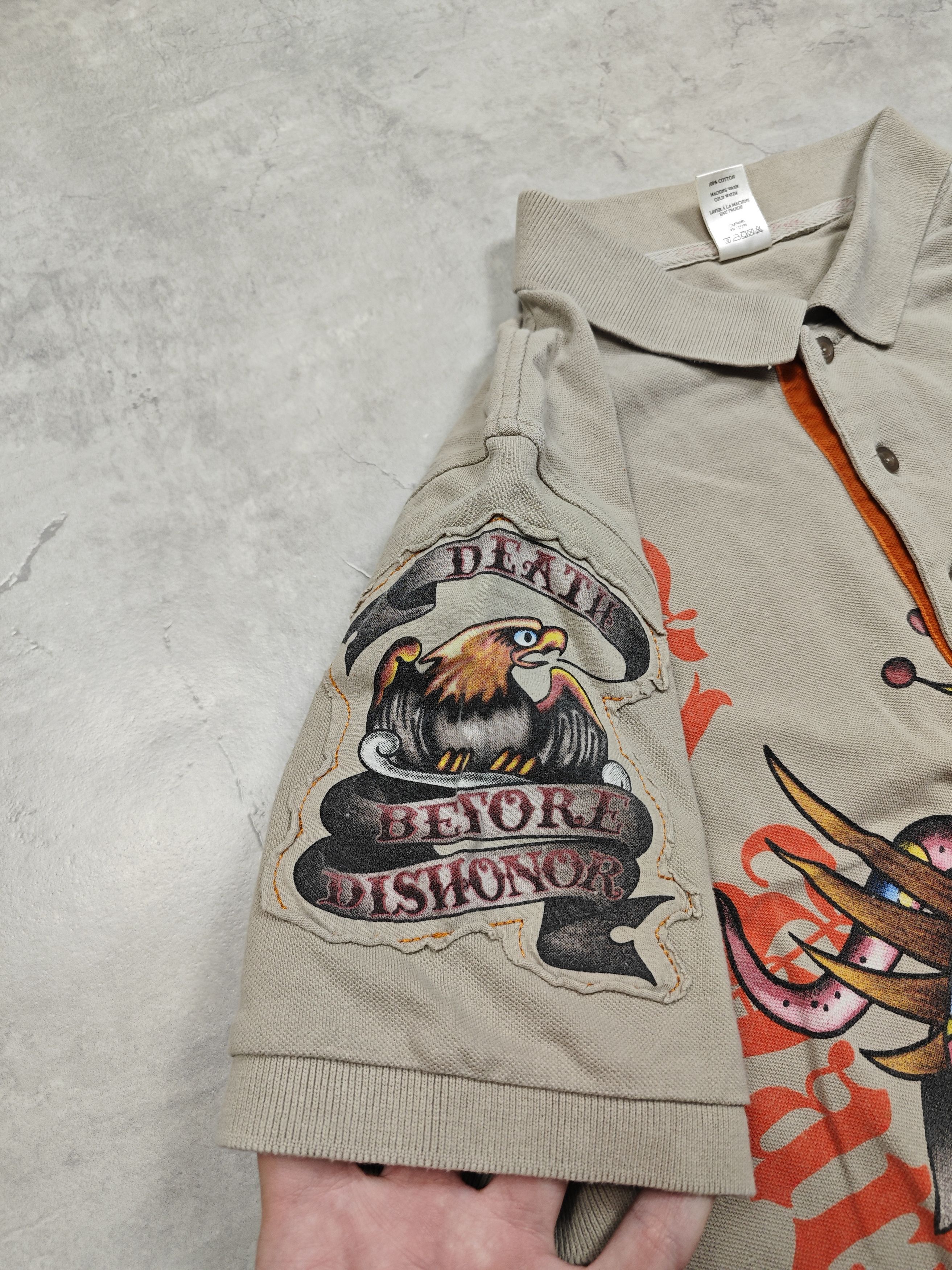 Ed Hardy Ed Hardy Y2K Polo Size US M / EU 48-50 / 2 - 3 Thumbnail