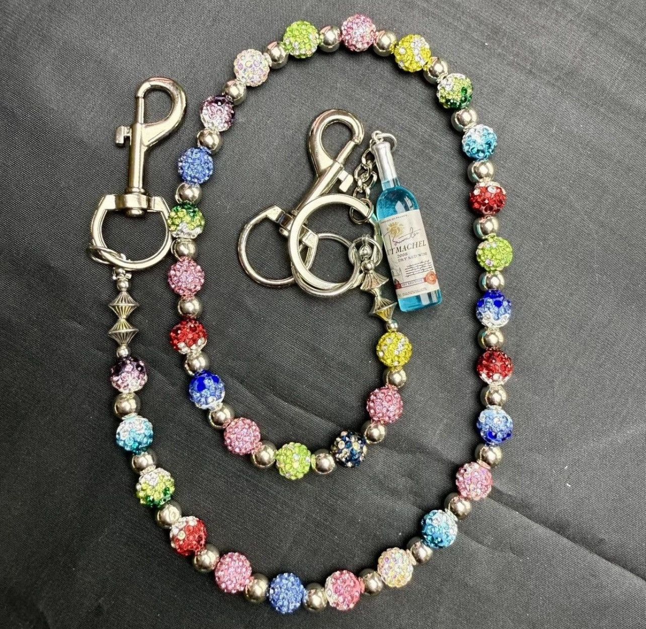 Japanese Brand × Jewelry Round Bead Rhinestone Wallet Chain Size ONE SIZE - 2 Thumbnail