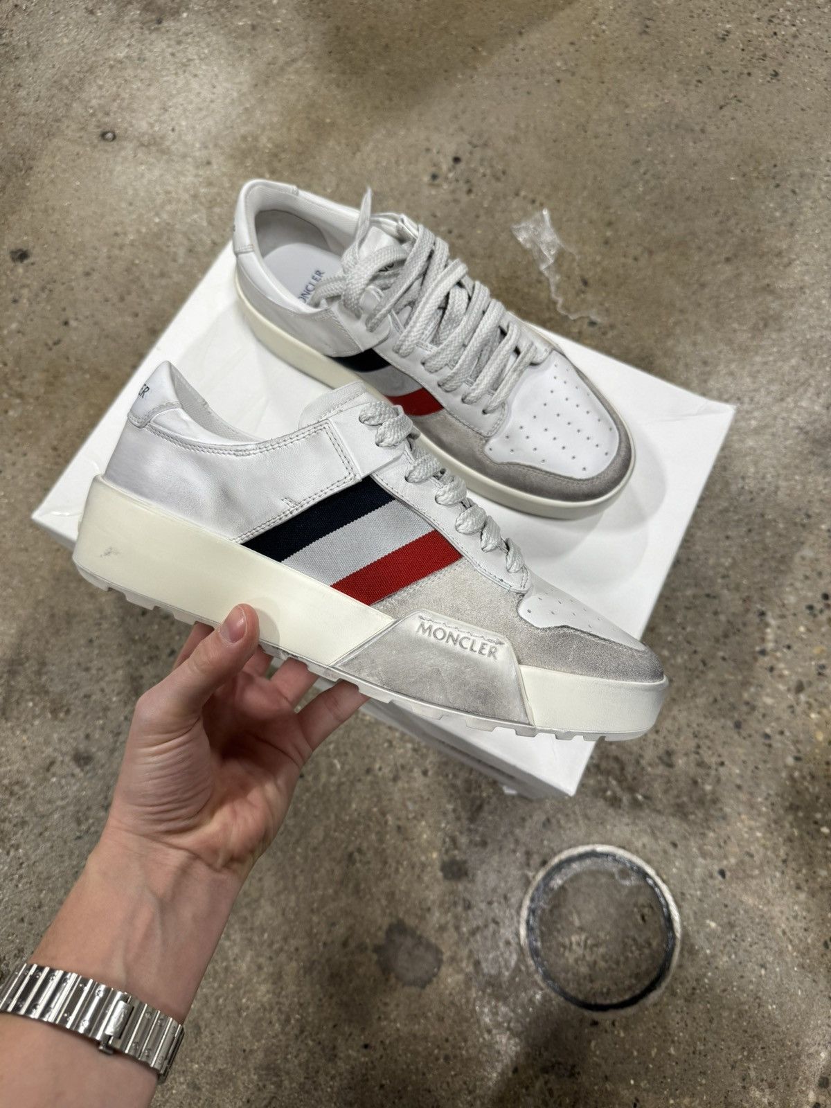 Moncler Moncler Onyx Vintage Sneaker NEW 750$ Size US 7.5 / EU 40-41 - 2 Thumbnail