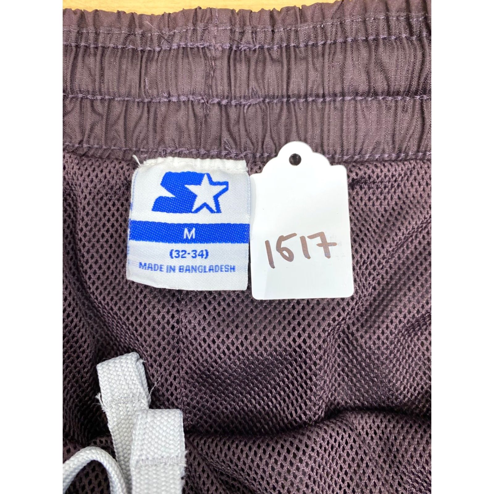 Starter VINTAGE Starter Pants Track Dark Purple Windbreaker 32-34 M Adults Mens 31 in 100% Polyester Size US 32 / EU 48 - 3 Thumbnail