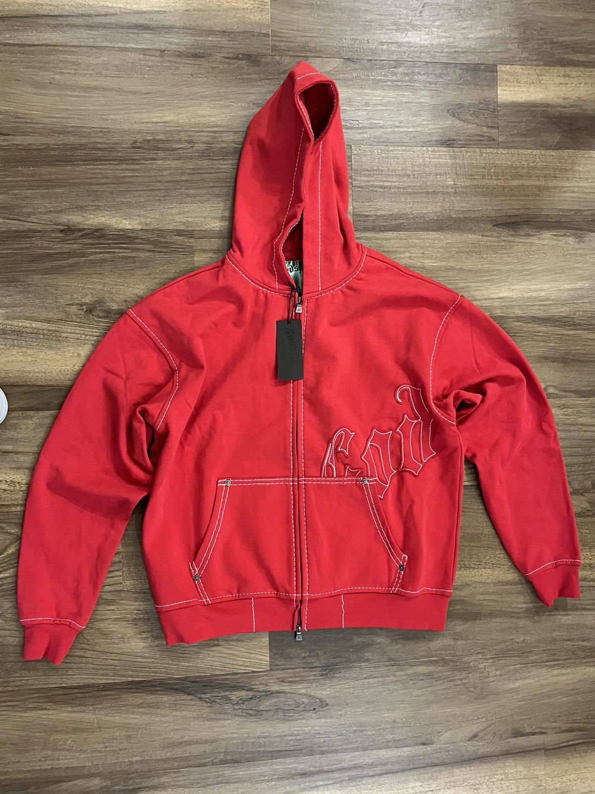 Godspeed Godspeed zip up hoodie red size small new, tags Size US S / EU 44-46 / 1 - 1 Thumbnail