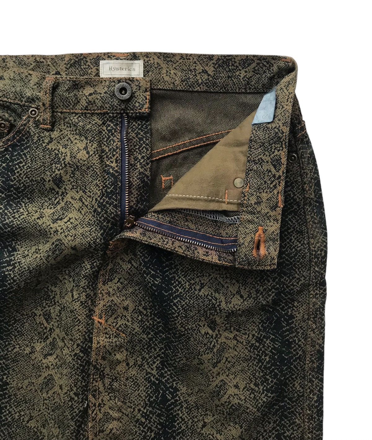 Hysteric Glamour Hysteric Glamour Snake Print Midi Skirt Size 27" / US 4 / IT 40 - 4 Thumbnail