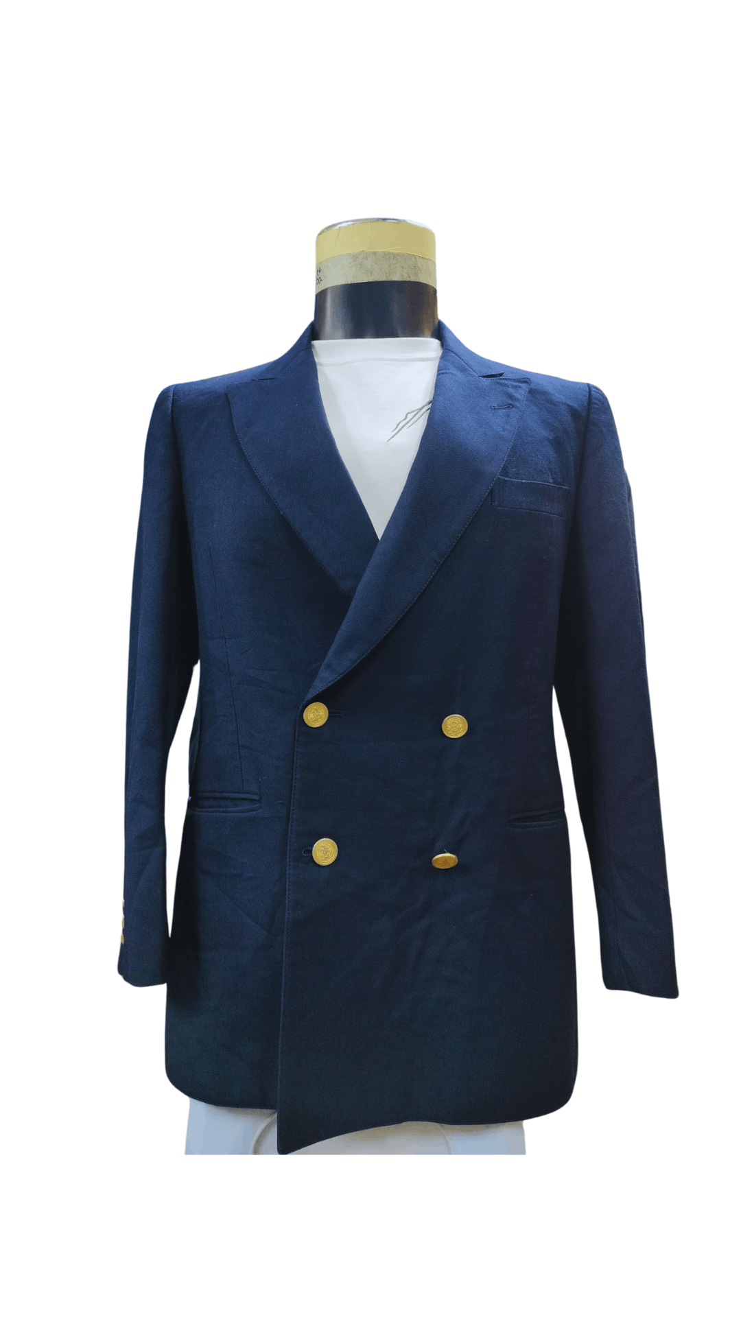 Japanese Brand VINTAGE BLAZER GOLD BUTTON Size 38R - 1 Thumbnail