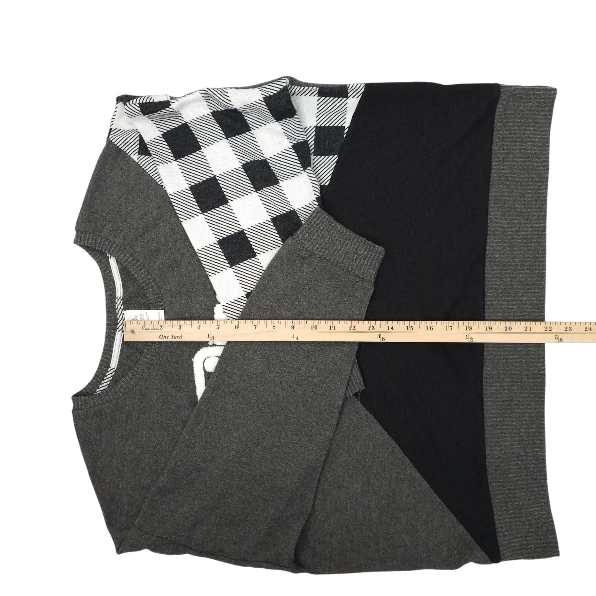 Disney Walt Disney World Buffalo Plaid Sweater Knit Womens Size 2X Size XXL / US 16-18 / IT 52-54 - 6 Thumbnail
