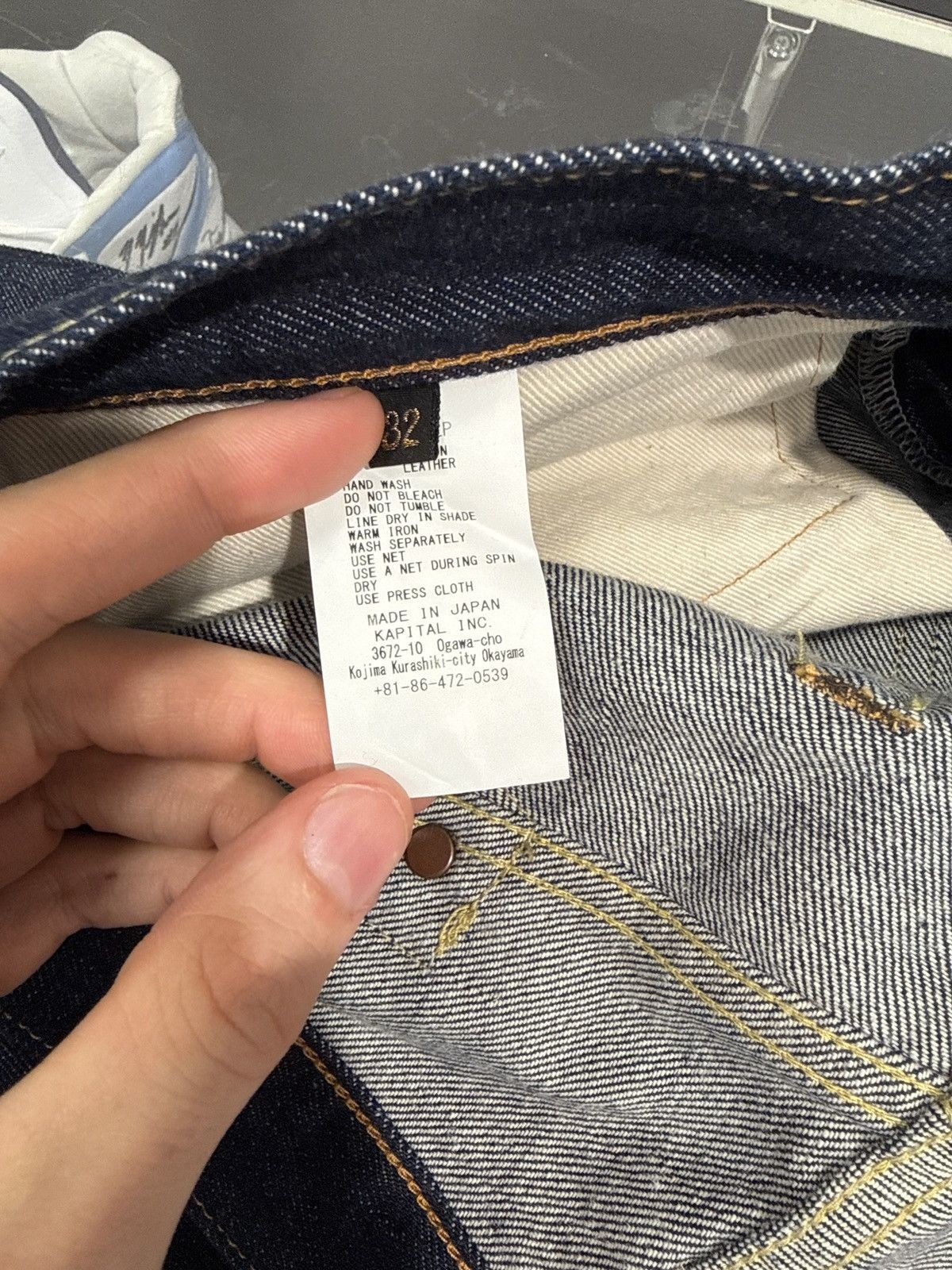 Kapital Kapital Bones Jeans Indigo Size US 32 / EU 48 - 4 Thumbnail