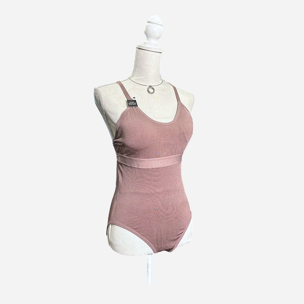 Bcbgmaxazria BCBGMAXAZRIA Women’s Twilight Mauve Shape-wear Bodysuit Sz L Size ONE SIZE - 7 Thumbnail