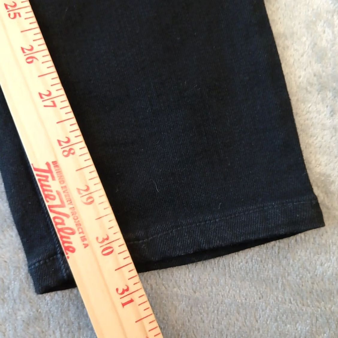 Old Navy Old Navy Jeans Womens 16 Tall High Rise Skinny Stretch Black Denim 5-Pocket Inseam 30.5in Size 38" / US 16 / IT 52 - 5 Thumbnail