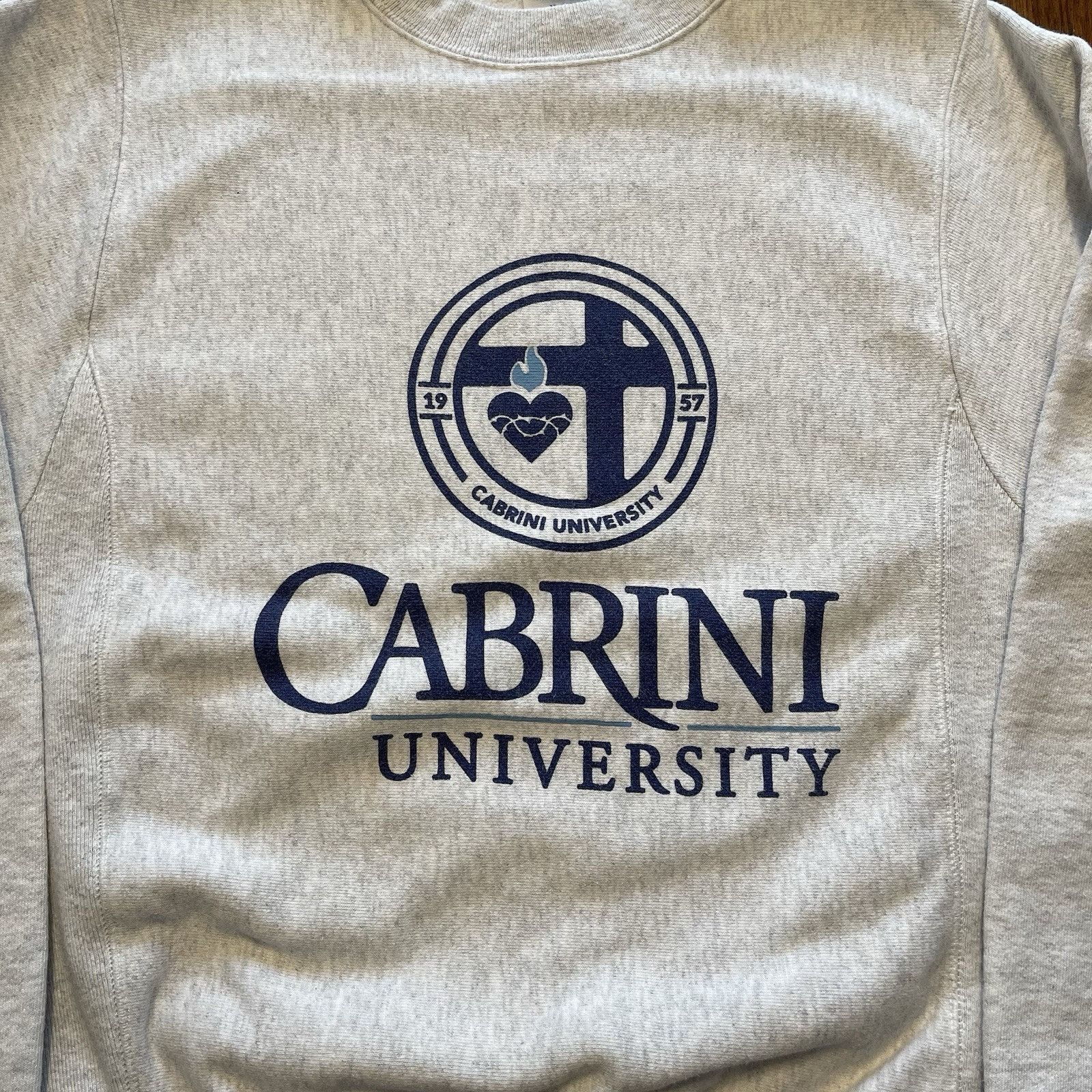 Champion Vtg Champion Reverse Weave Sweatshirt XS Cabrini University Size US XS / EU 42 / 0 - 3 Thumbnail