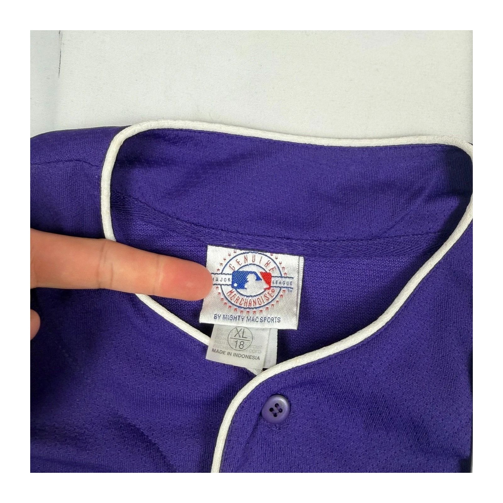 Majestic Vintage MLB Arizona Diamondbacks Jersey Purple Youth Boys XL Size US XL / EU 56 / 4 - 2 Thumbnail