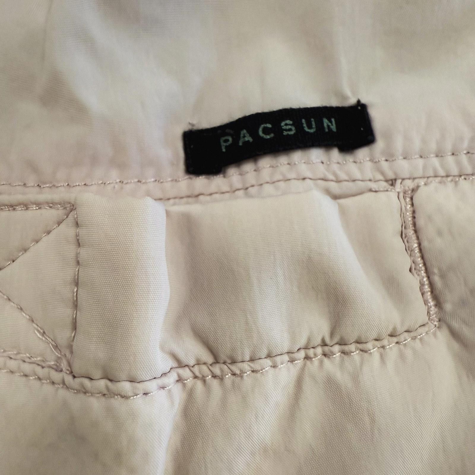 Pacsun PacSun Volley Shorts Mens Large Pink Belted Nylon Mesh Lined Size US 34 / EU 50 - 7 Thumbnail
