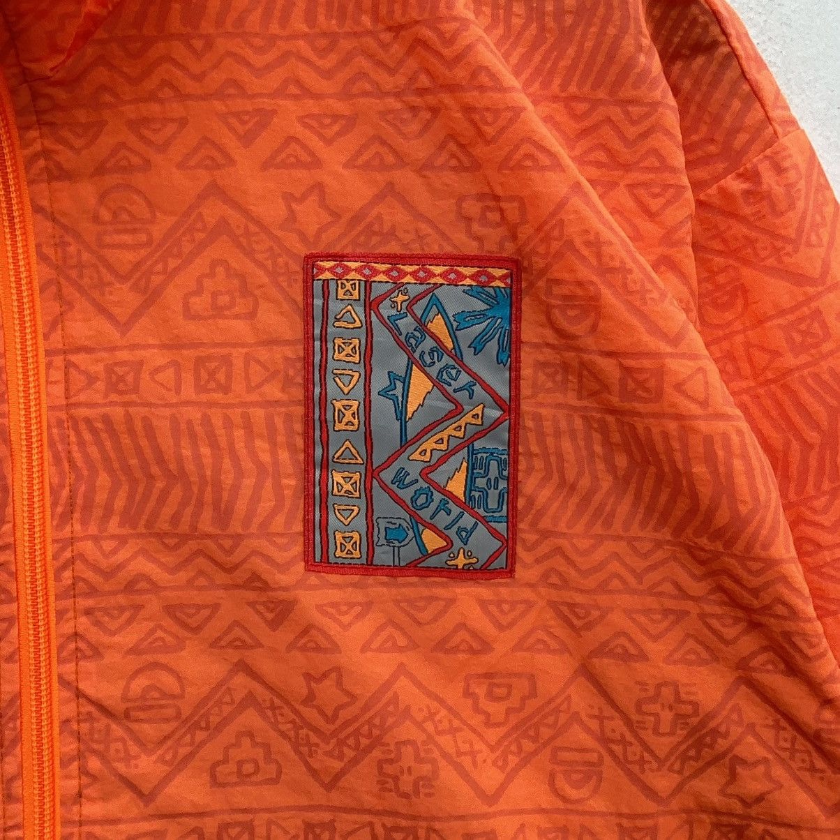Mizuno Vintage 90s Lazer World Fullprint by Mizuno Light Jacket | M Size US M / EU 48-50 / 2 - 4 Thumbnail