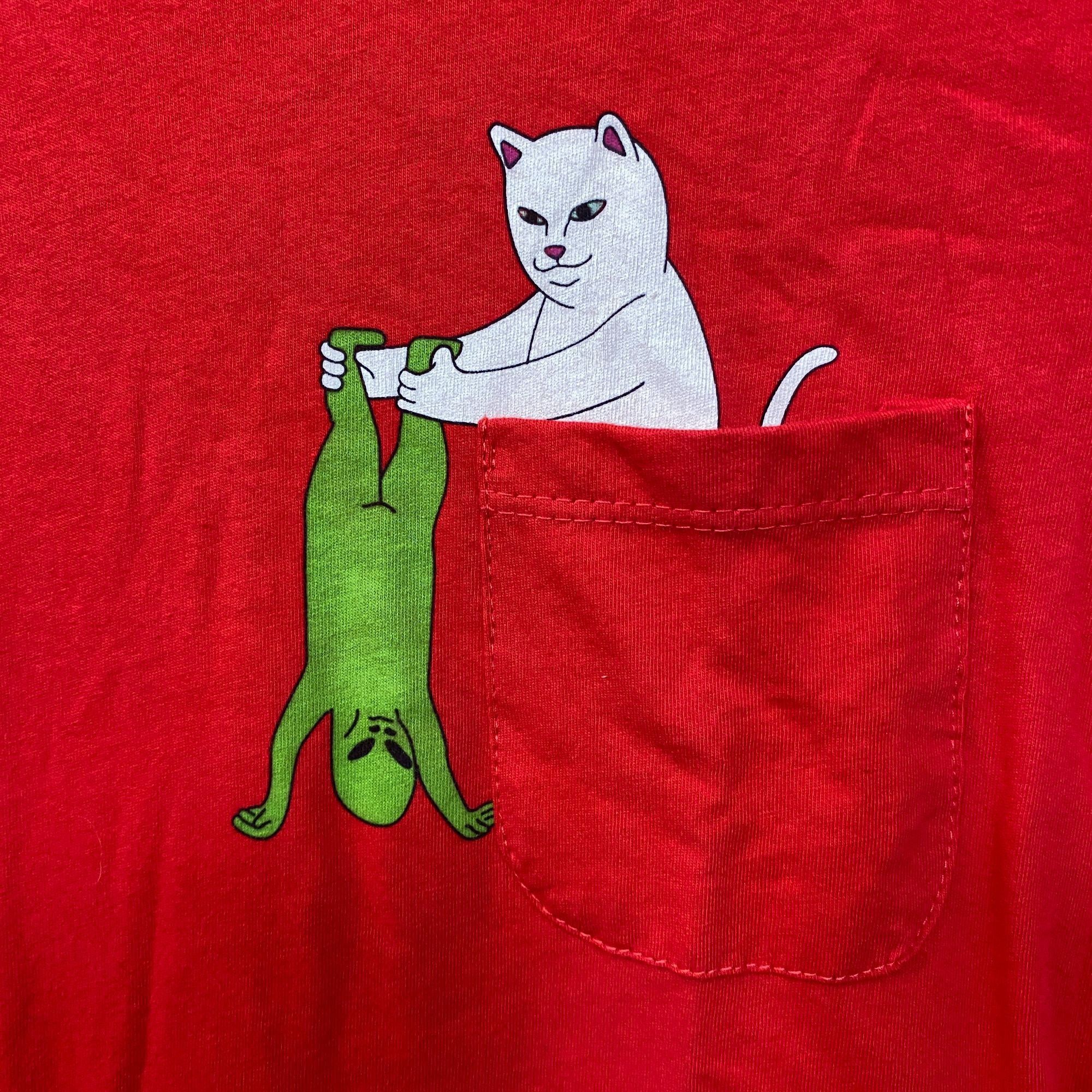 RIPNDIP RIPNDIP Lord Nermal Break Yo Self Alien Red T-Shirt Extra Sm Size XS / US 0-2 / IT 36-38 - 2 Thumbnail