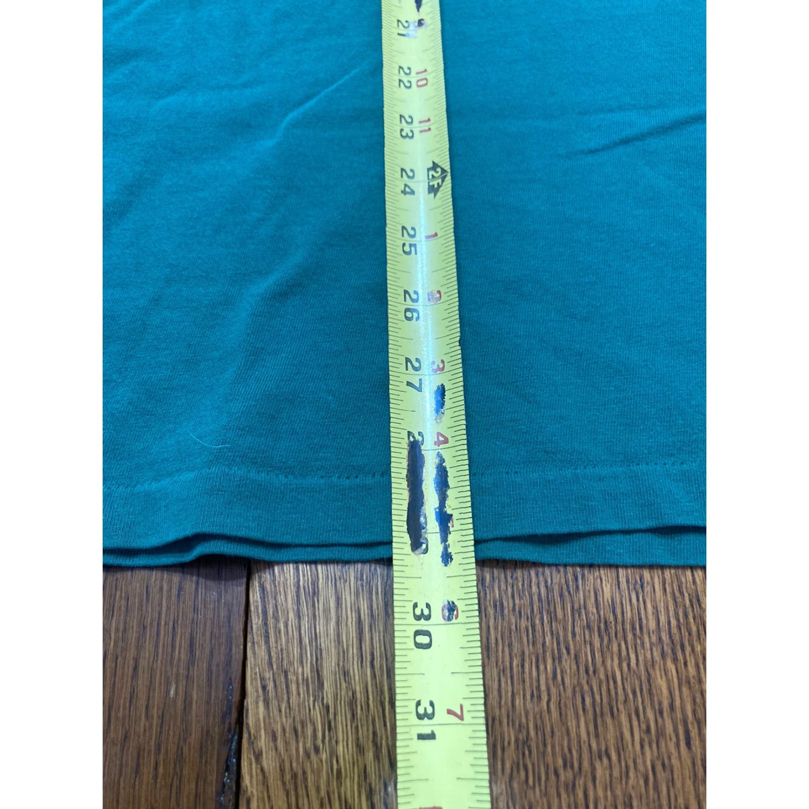 Hanes VINTAGE NC STATE University T-Shirt XL Men Green 80s 90s Frat Ivy Hanes Cotton Single Stitch Faded Grunge Size US XL / EU 56 / 4 - 3 Thumbnail