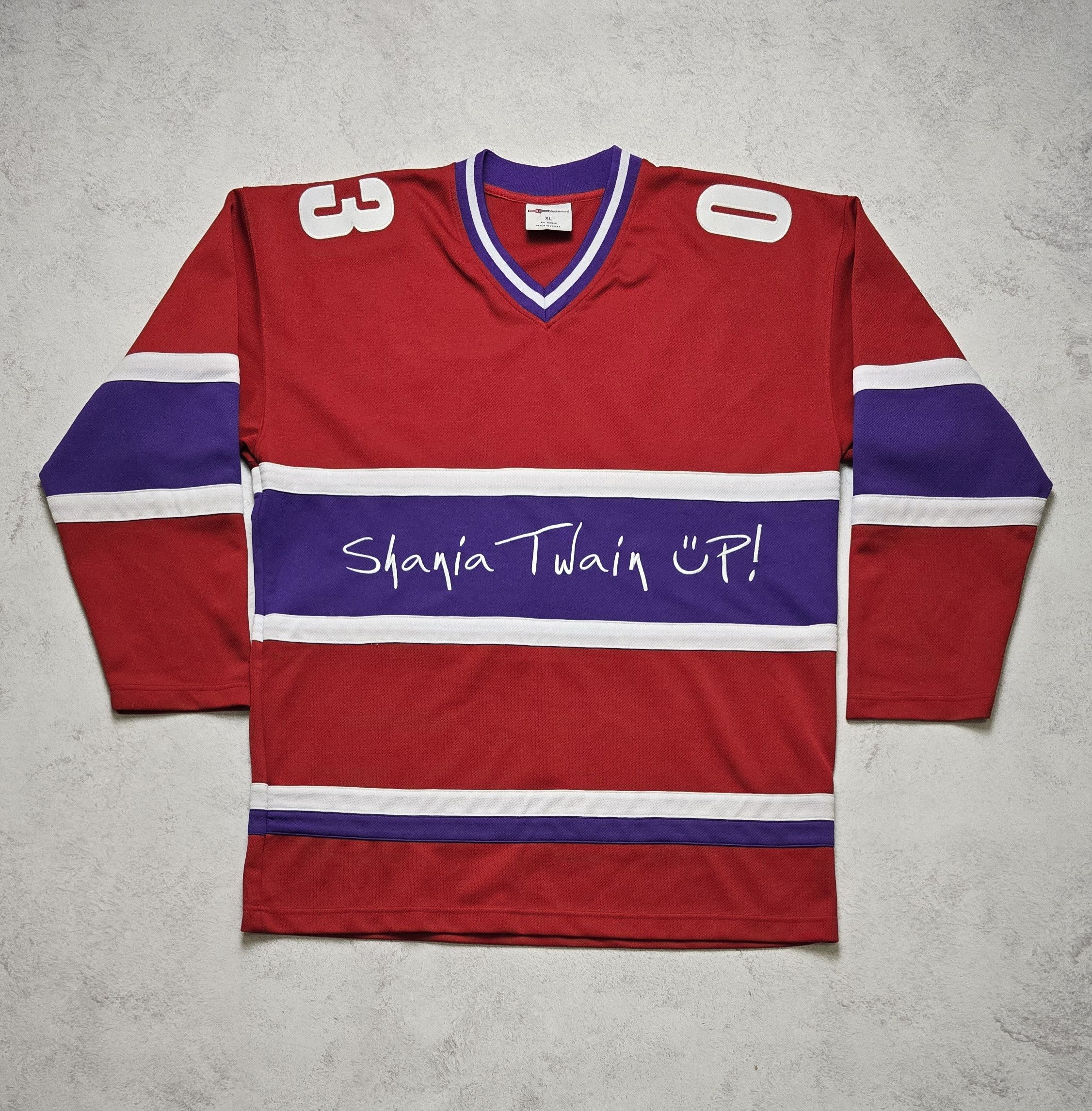 Other Shania Twain UP Hockey Jersey Y2K Tour Merch Rare Size US XL / EU 56 / 4 - 1 Thumbnail