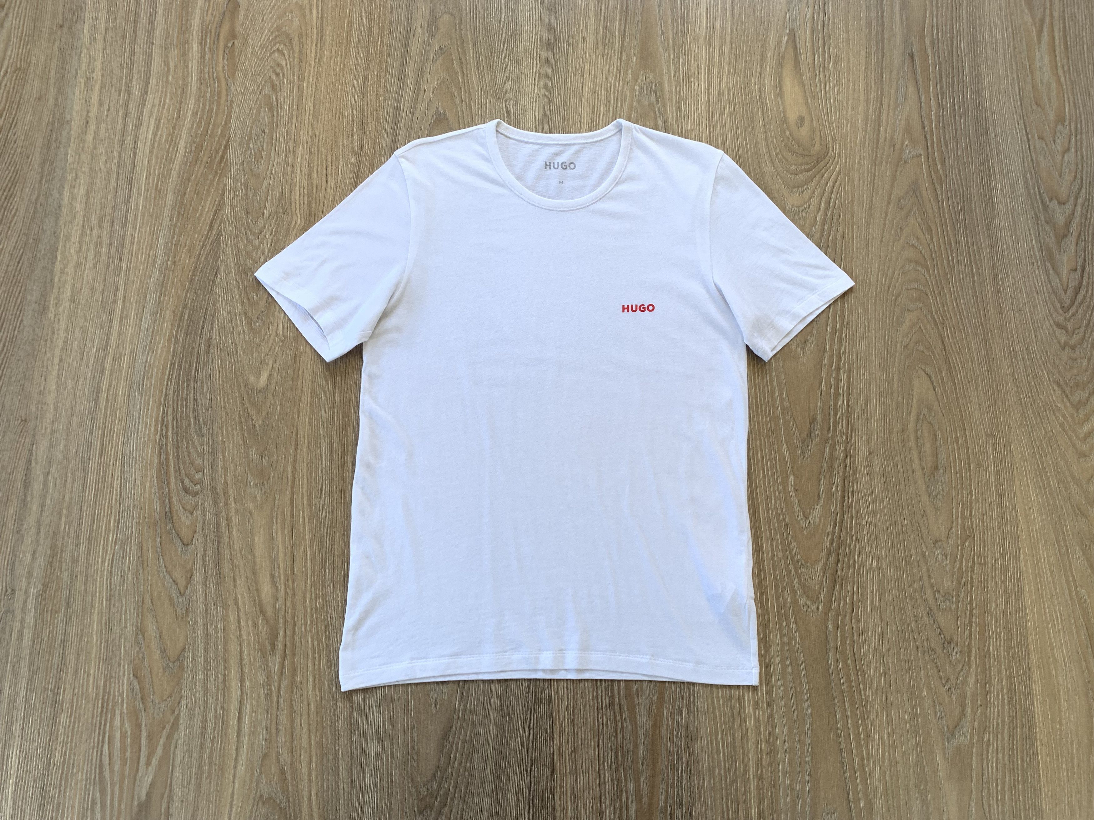 Hugo Boss Basic White Cotton T Shirt