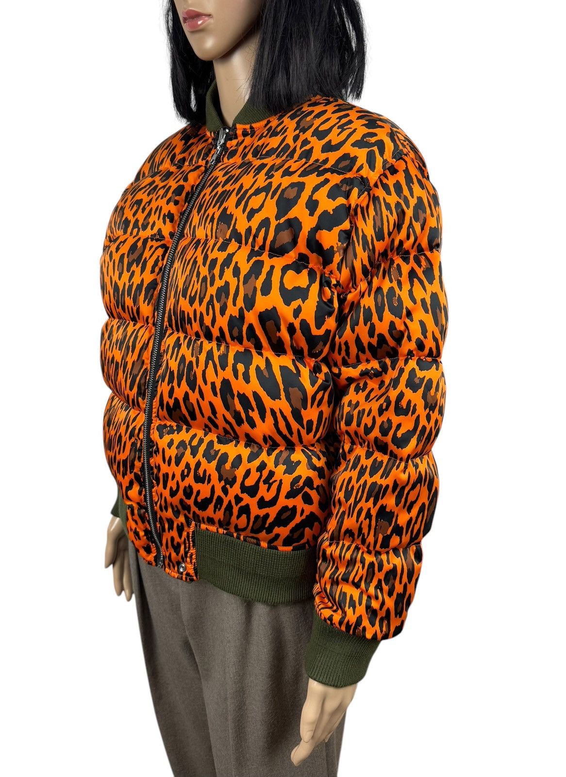 Sandro Sandro Tiger Print Reversible Down Bomber Jacket size 2 Size M / US 6-8 / IT 42-44 - 7 Thumbnail