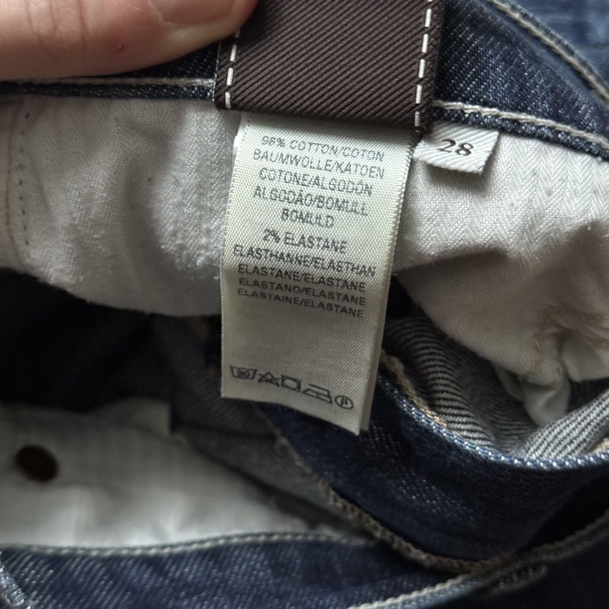 7 For All Mankind 📌 Vintage 90s 7 For All Mankind Straight leg Faded Jeans Size 28" / US 6 / IT 42 - 13 Thumbnail