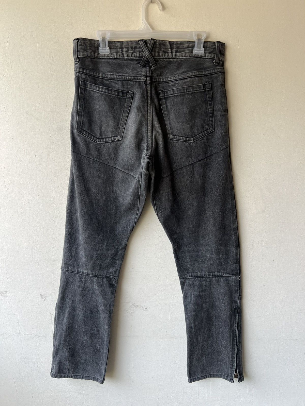 Shellac Analog Lighting Japan Fade Black Denim Selvedge Jeans Size US 31 - 3 Thumbnail