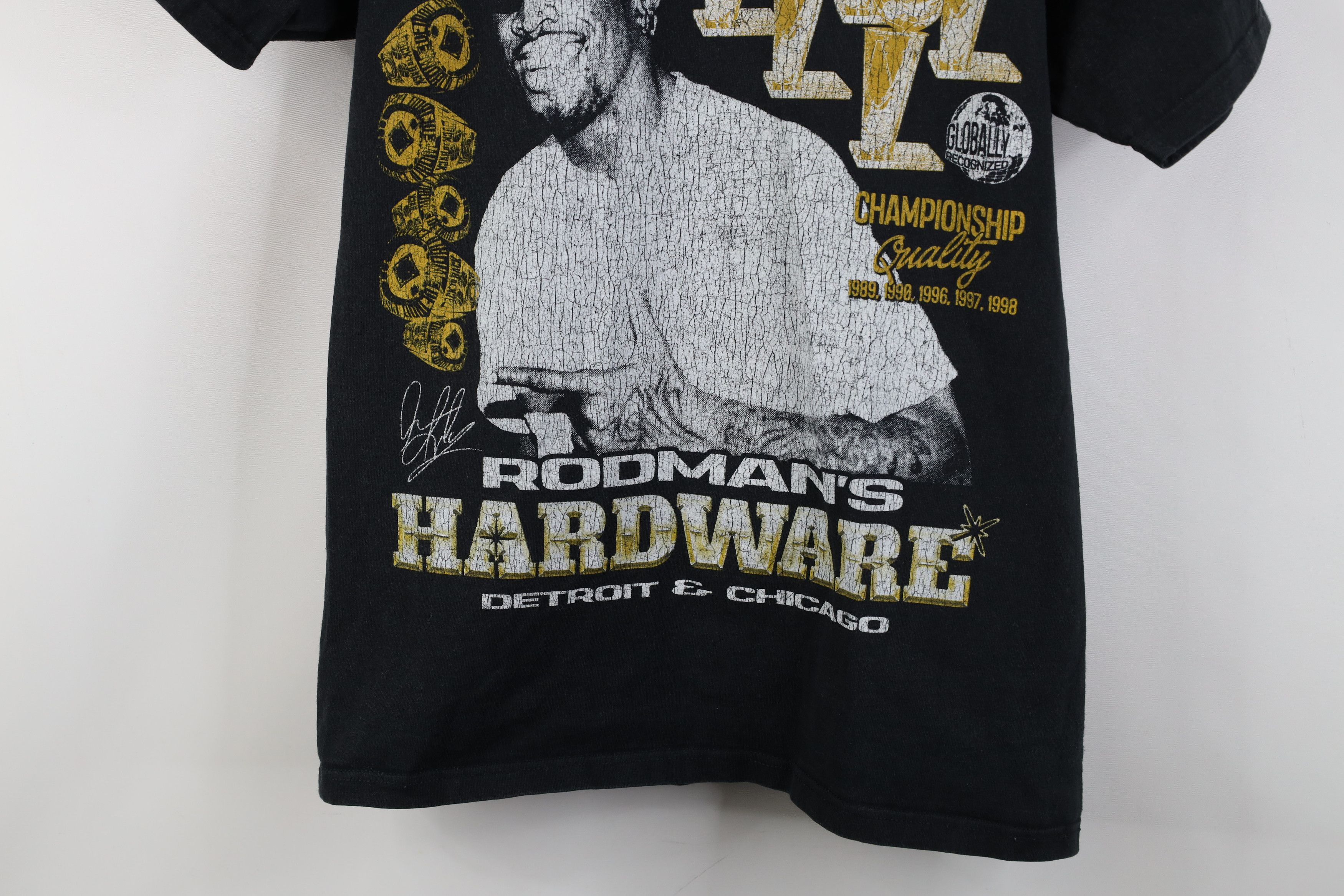 Vintage Vintage Y2K Streetwear Rodman Hardware Detroit T-Shirt Size US S / EU 44-46 / 1 - 3 Thumbnail