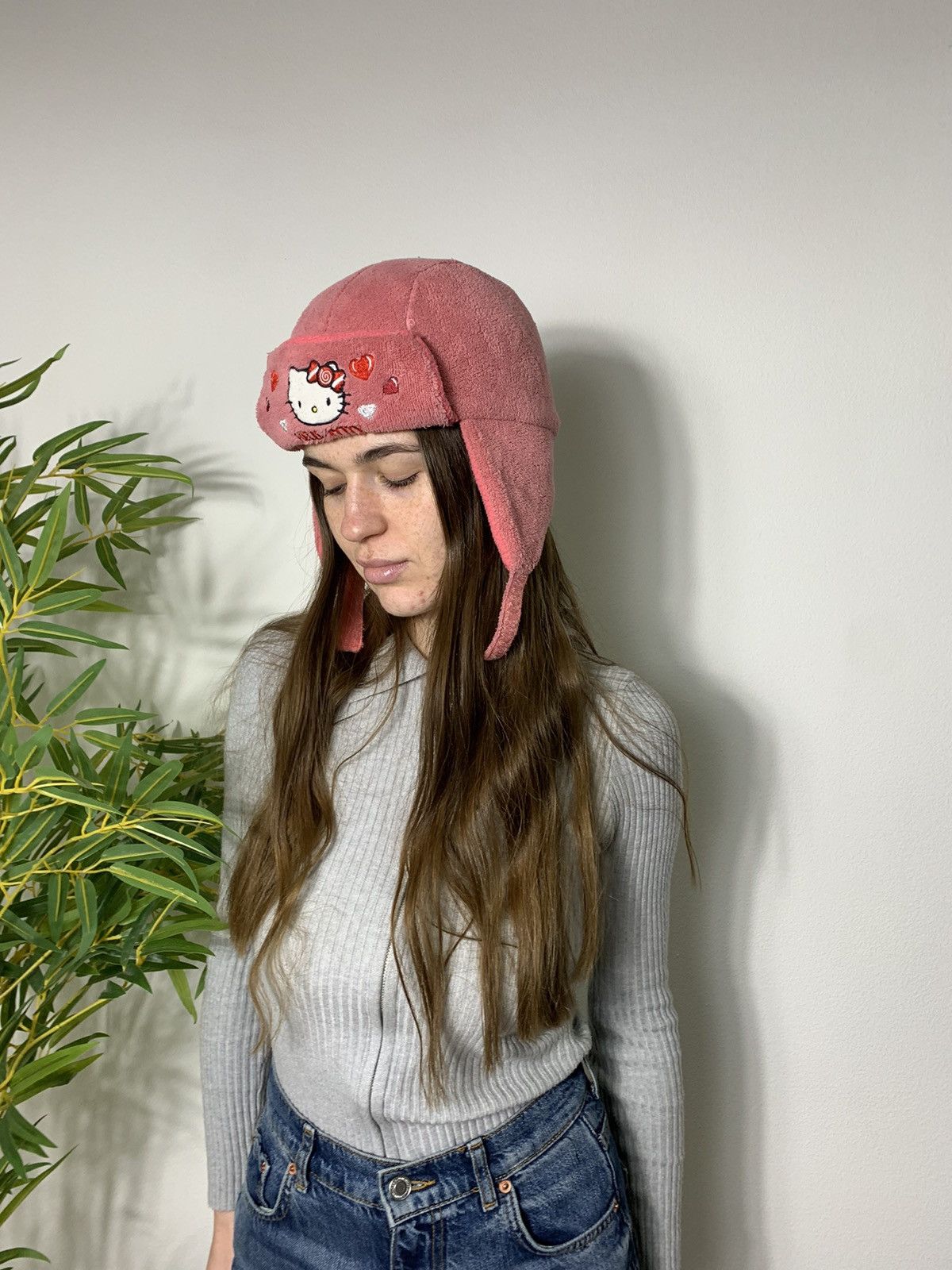 Cartoon Network VINTAGE HELLO KITTY CUTE AVIATOR USHANKA HAT Size ONE SIZE - 6 Thumbnail