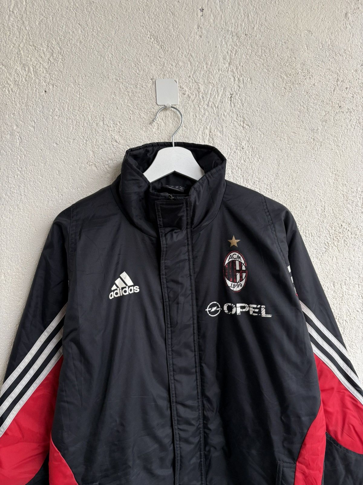 Vintage Vintave AC Milan OPEL Adidas Jacket Size US XL / EU 56 / 4 - 2 Thumbnail