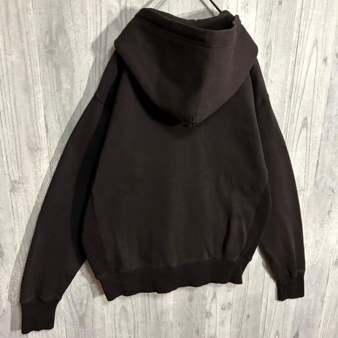 Ralph Lauren RRL RALPH LAUREN Hoodie Men's Side Zip-Up Full Zip Brown Size L Solid casual Used Size US L / EU 52-54 / 3 - 7 Thumbnail