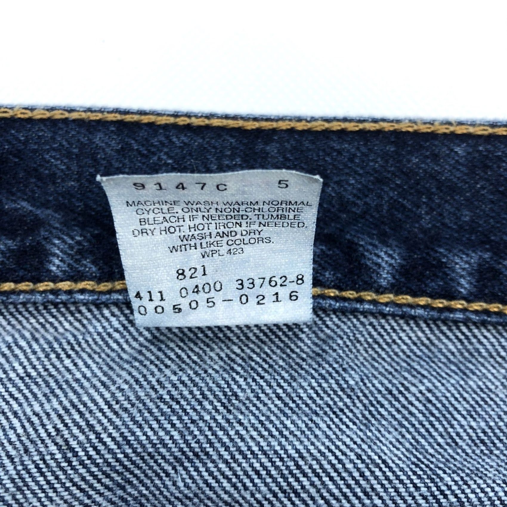 Levi's VINTAGE Levis 505 Jeans Front Straight Leg Jeans Mens 38x34 Dark Wash Y2K Size US 38 / EU 54 - 5 Thumbnail