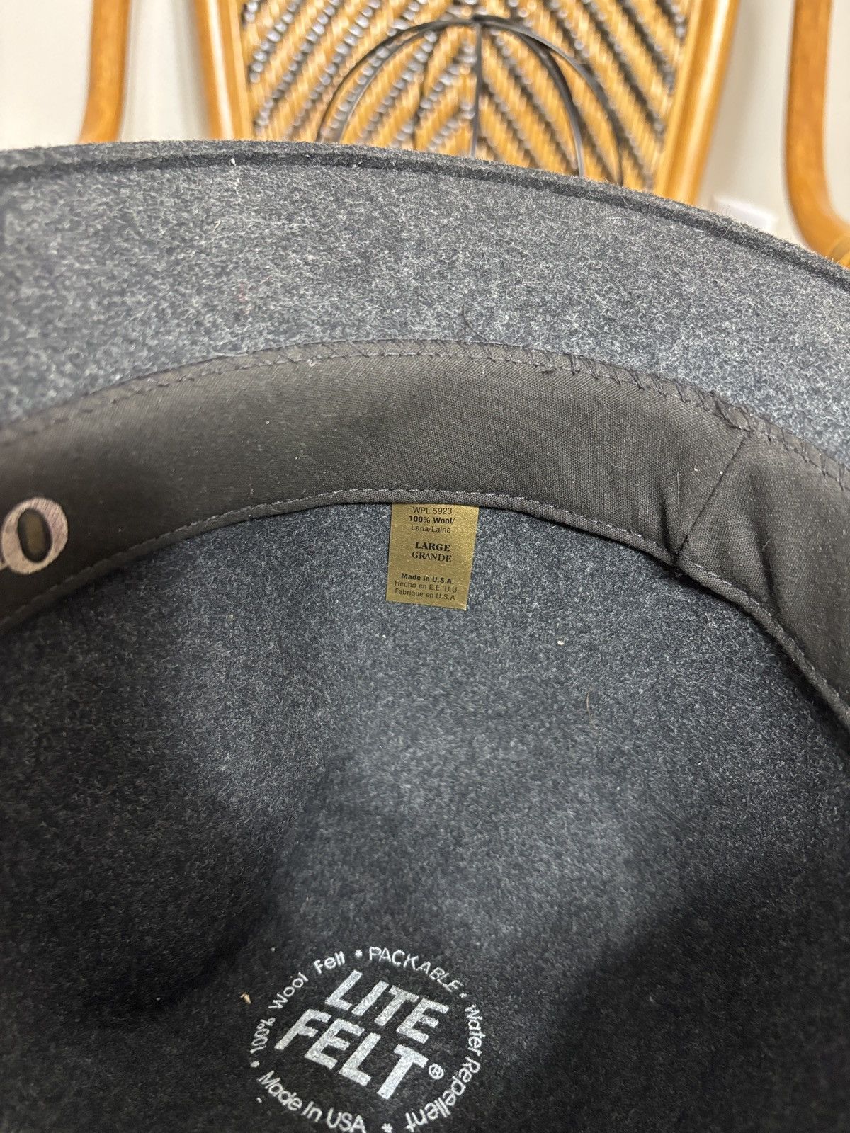 Orvis Orvis Lite Felt Hat Fedora Western Size ONE SIZE - 6 Thumbnail