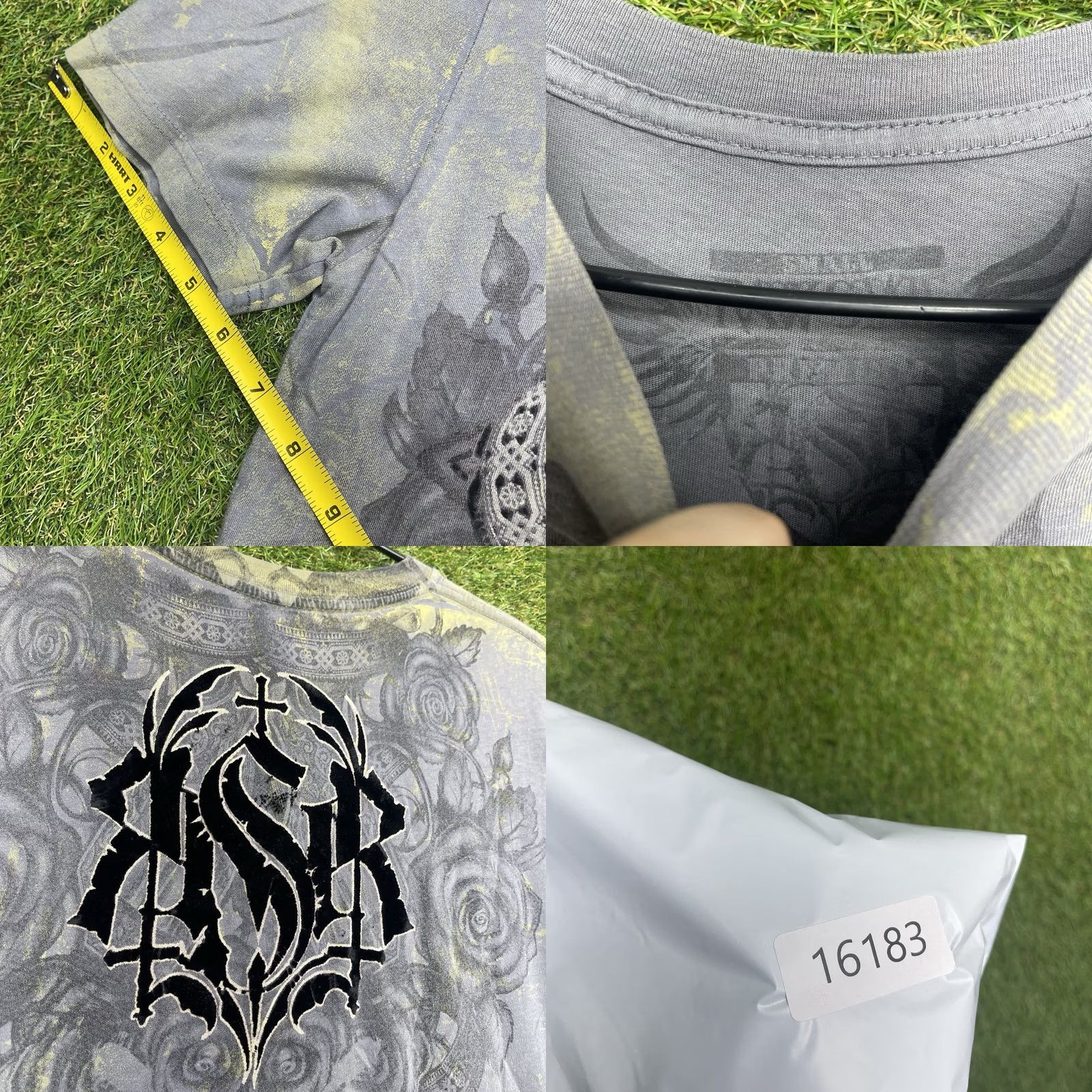 Affliction Affliction Y2K Shirt Mens S Cross MMA Elite Style Warrior Soul JNCO Wings Shirt Size US S / EU 44-46 / 1 - 8 Thumbnail