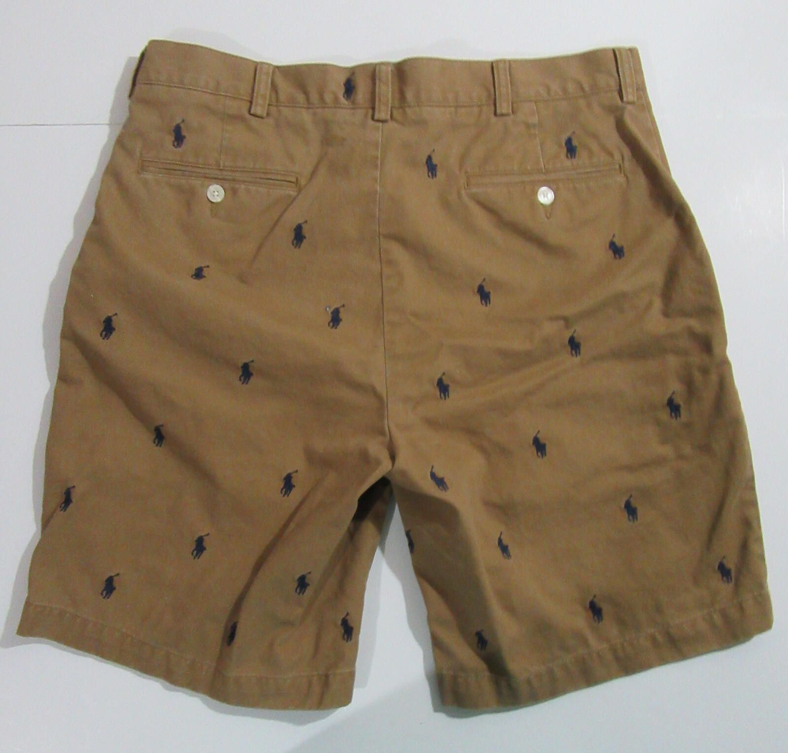 Polo Ralph Lauren Polo Ralph Lauren Mens All Over Pony Chino Shorts 34 EUC Size US 34 / EU 50 - 2 Thumbnail