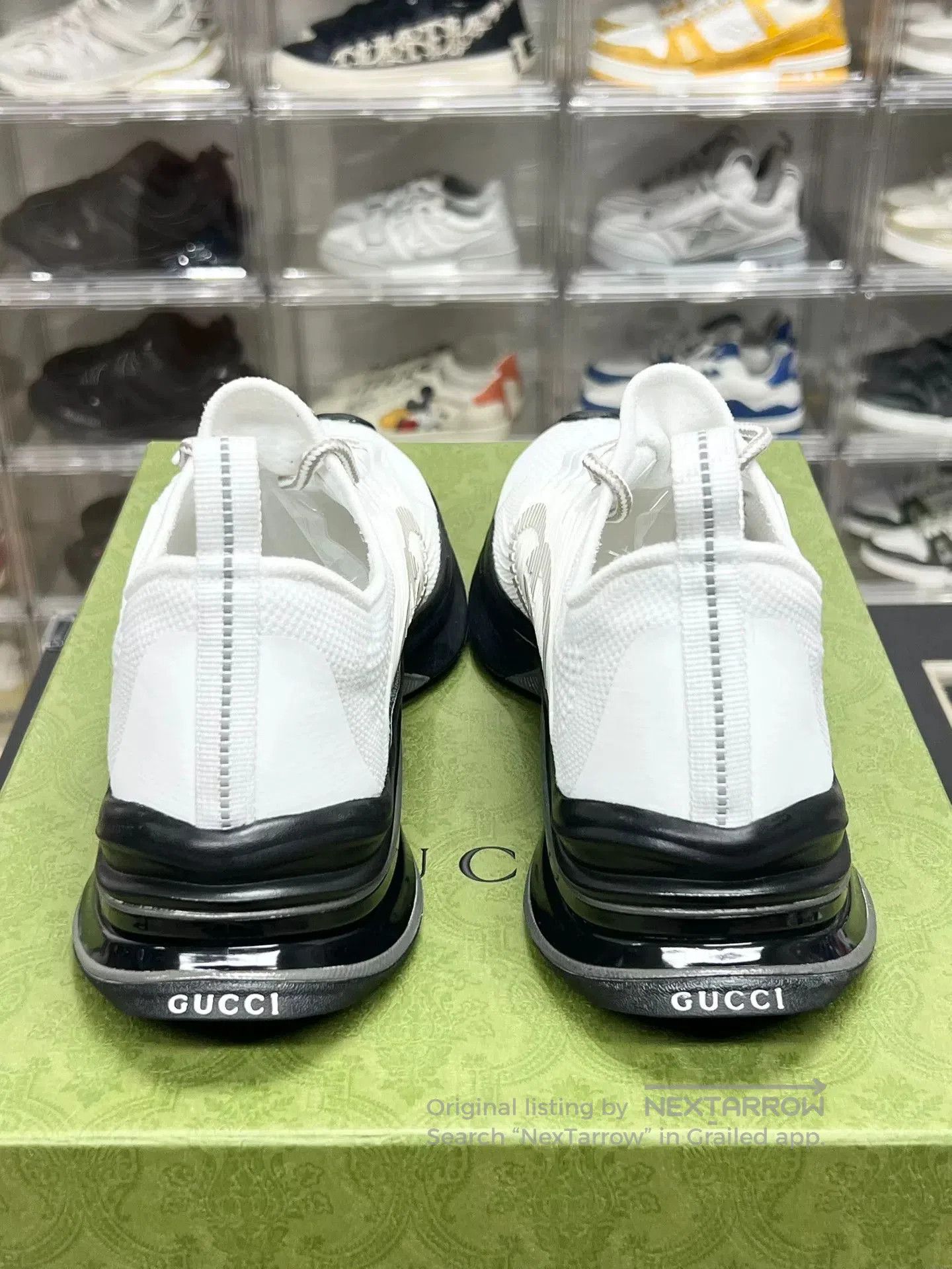 Gucci Gucci Run White Sneakers Size 42.5. Size US 9.5 / EU 42-43 - 7 Thumbnail