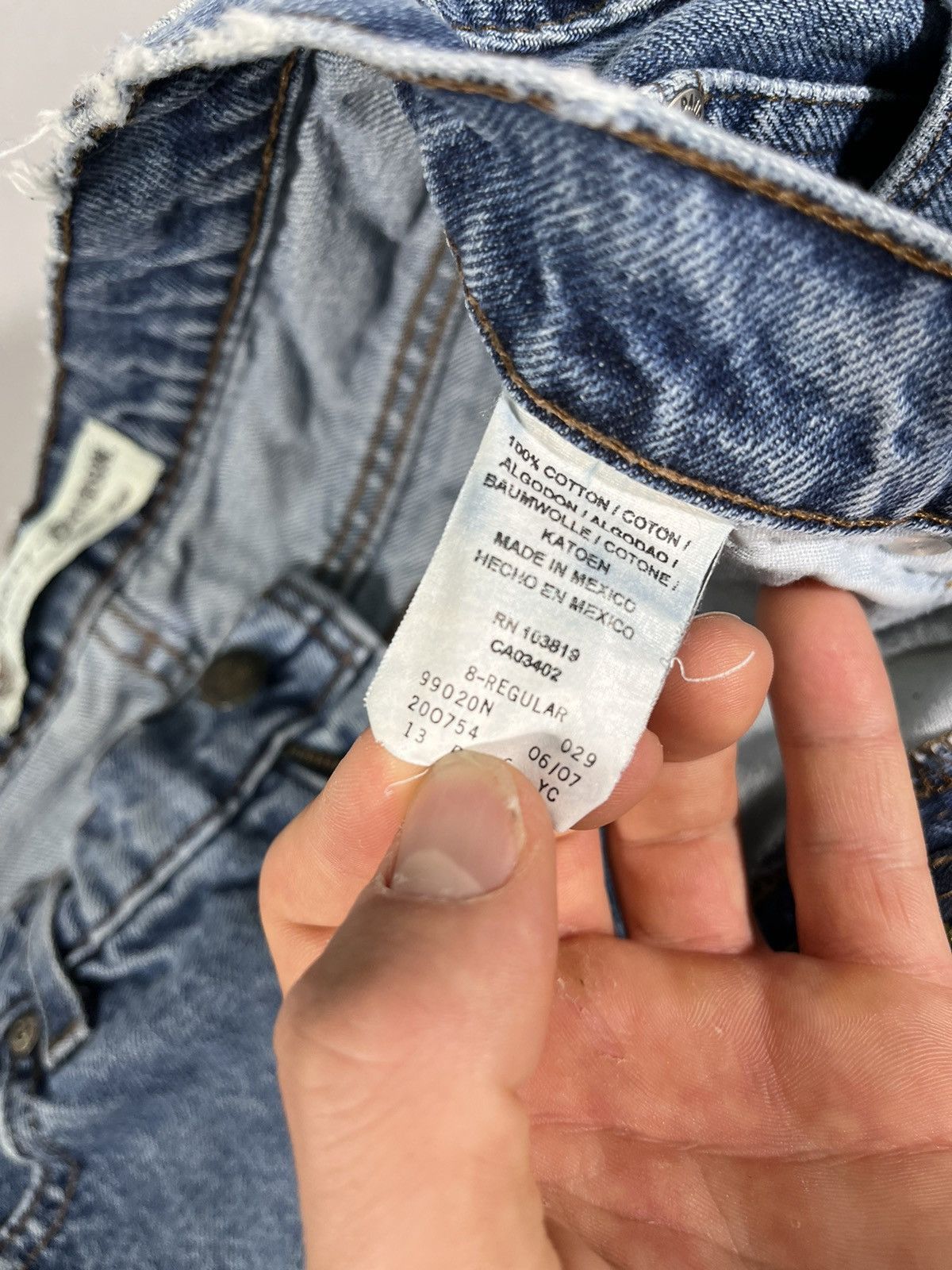 Harley Davidson Y2K Upcycled Harley Davidson Blue Jeans Size 30" / US 8 / IT 44 - 6 Thumbnail