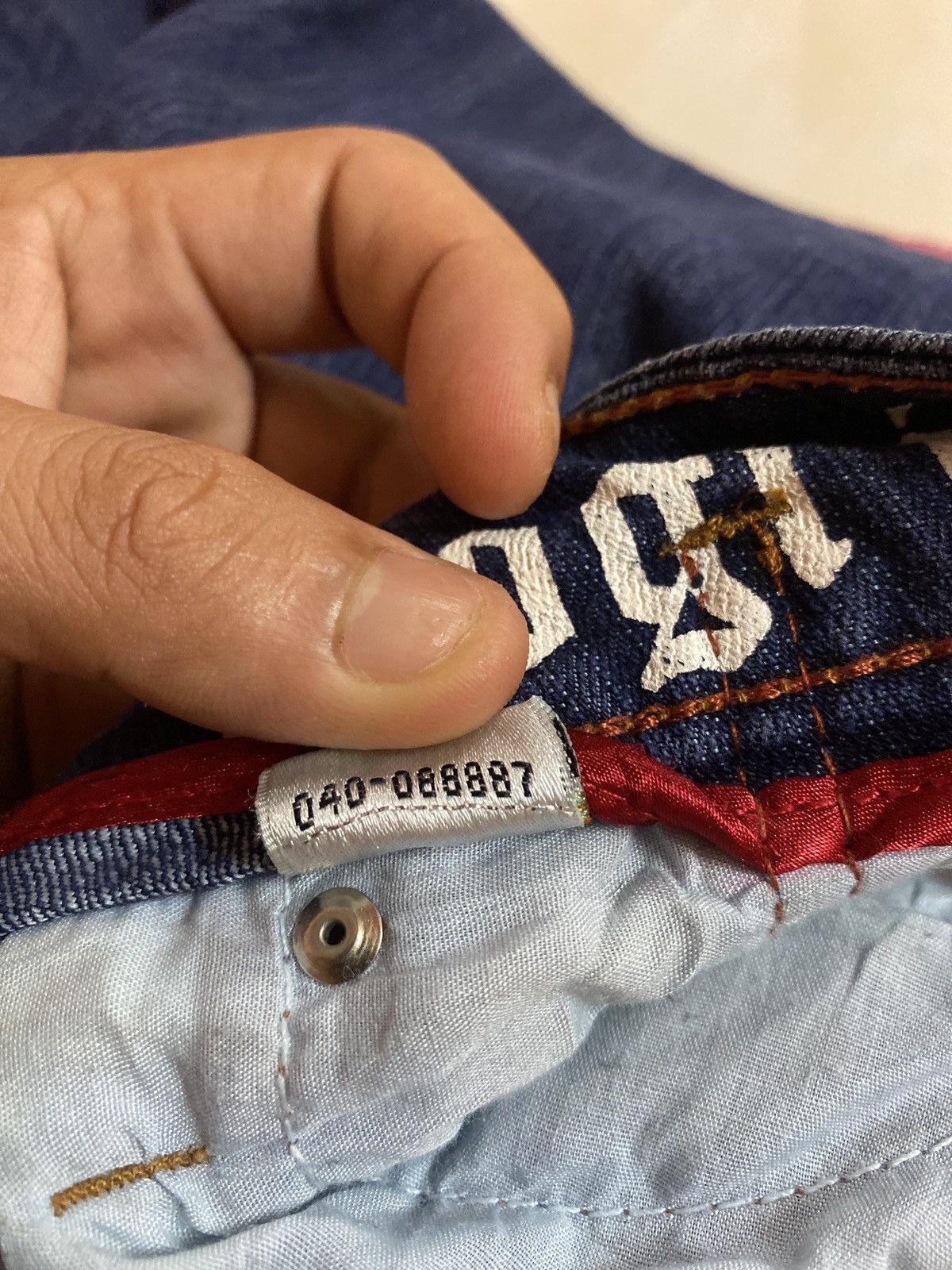 Coogi Vintage Coogi Blue Multicolour Denim Jeans Size US 35 - 16 Thumbnail