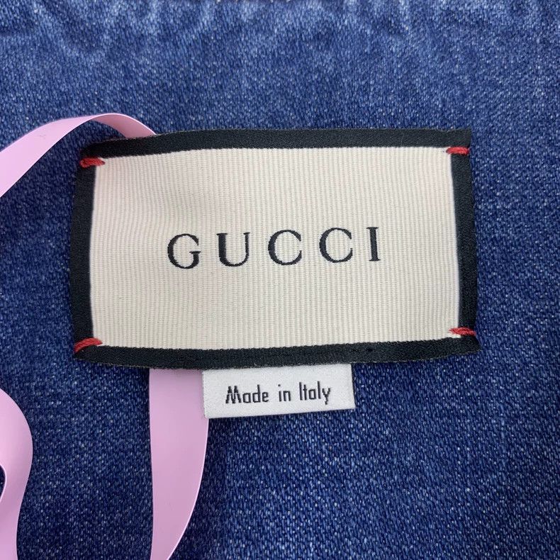 Gucci Gucci Dark blue cotton round-neck sleeveless single-breaste Size S / US 4 / IT 40 - 5 Thumbnail