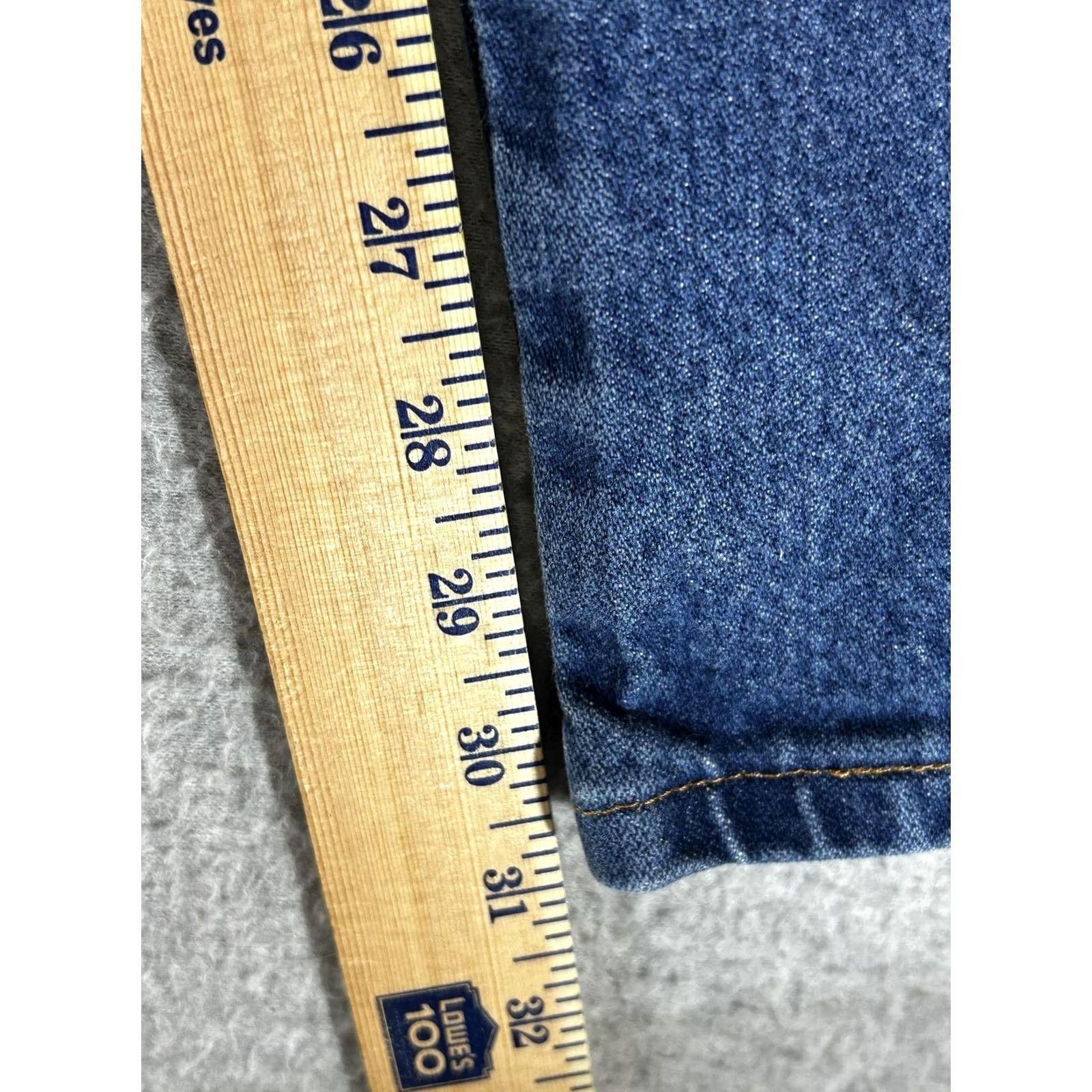 Wrangler Wrangler Jeans Mens 34x31 Cowboy Cut Original Straight Workwear Western 13MWZ Jeans Blue Dark Wash 13MWZ Mens Shirts? Size US 34 / EU 50 - 6 Thumbnail