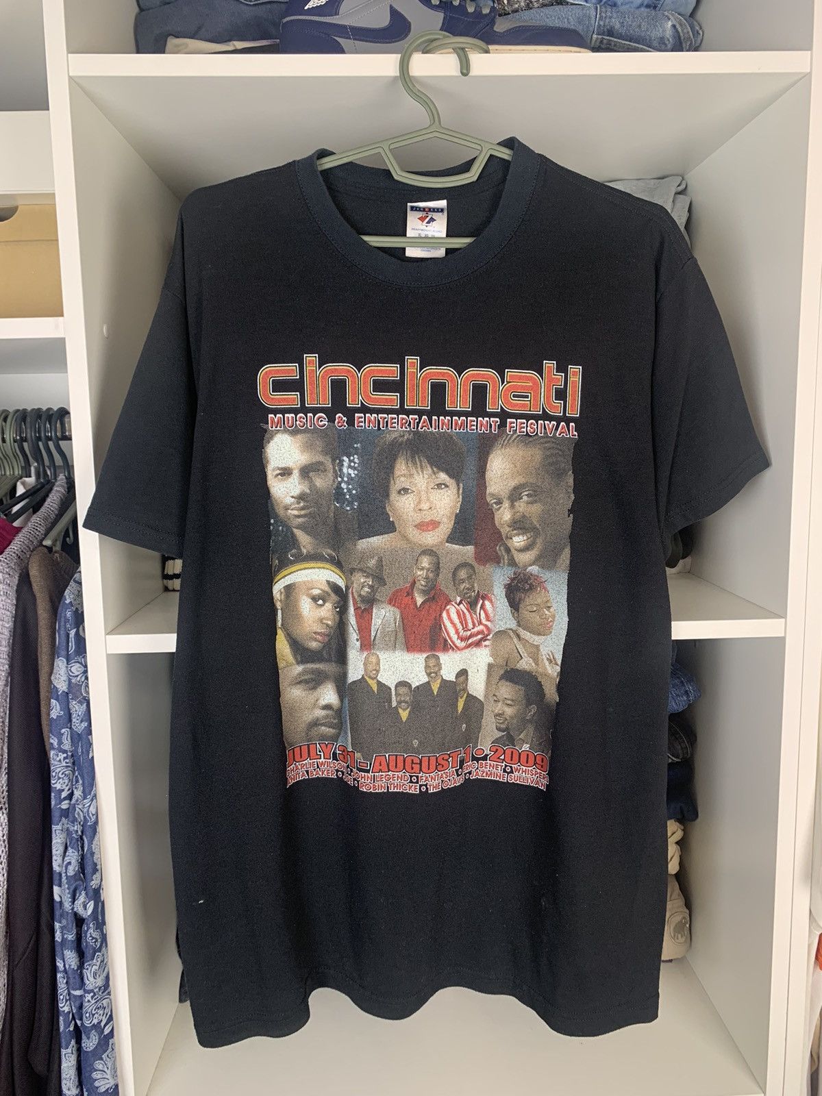Band Tees × Michael Jackson × Vintage 2009 Cincinnati Music & Entertainment Festival T-shirt Size US XL / EU 56 / 4 - 2 Thumbnail