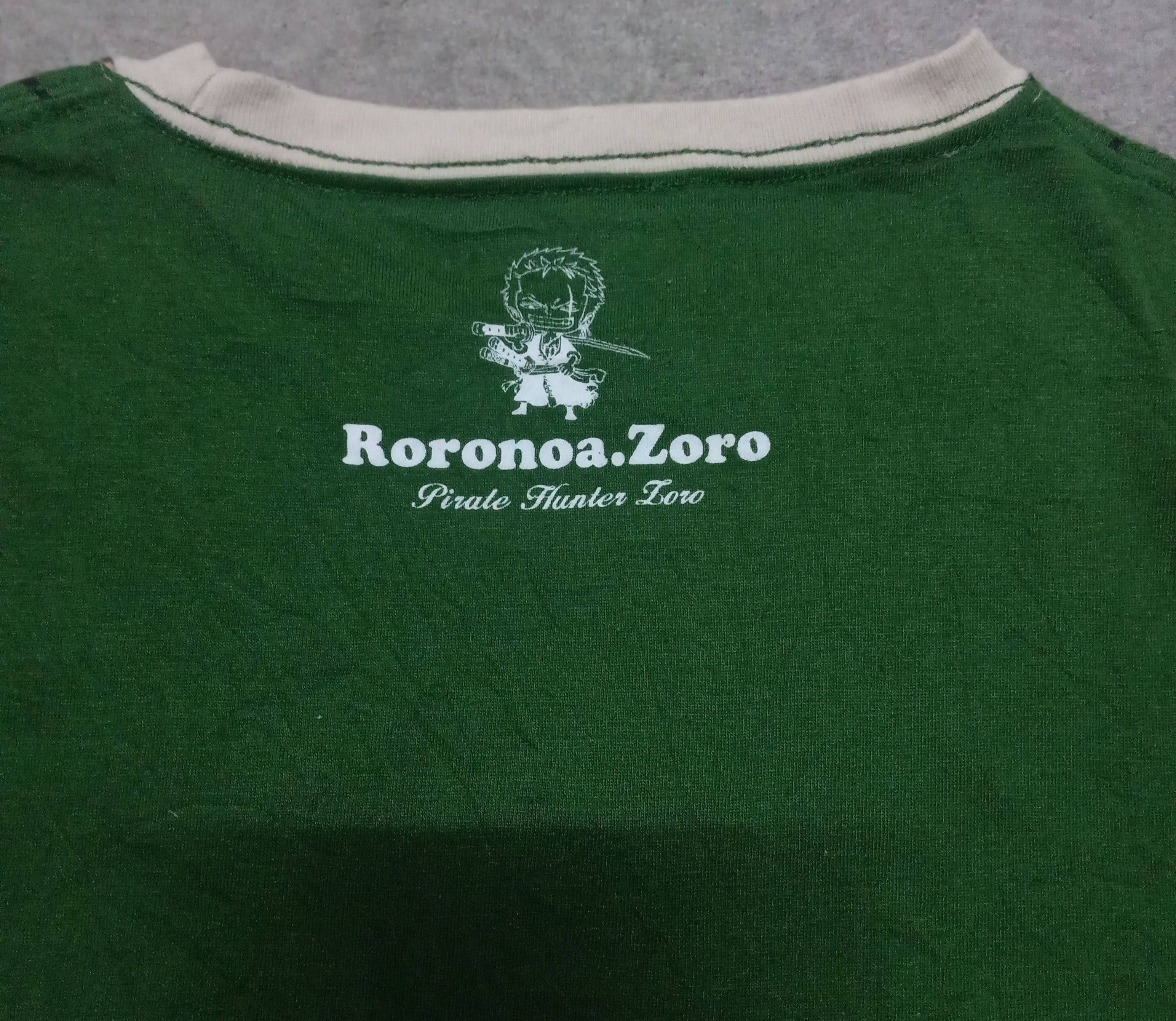 Anime Rare anime One Piece Roronoa zoro tee Manga Size US S / EU 44-46 / 1 - 4 Thumbnail