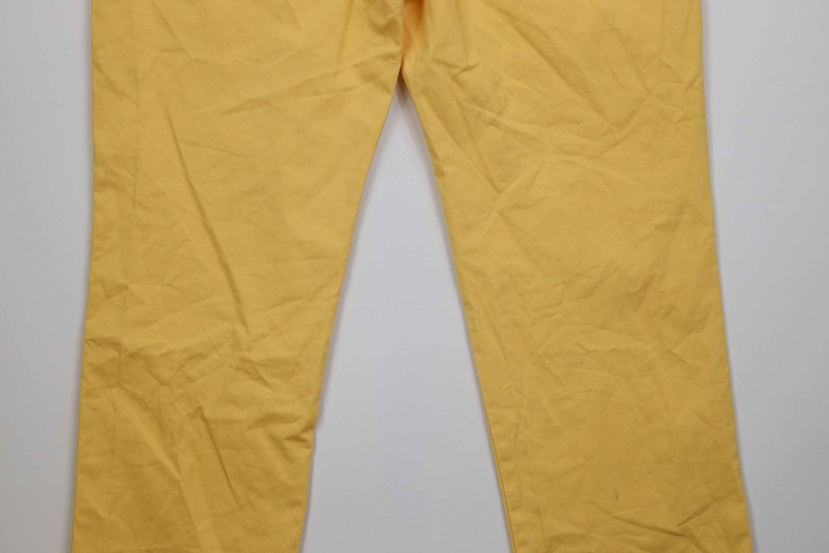 J.Crew Vintage Y2K J Crew Wide Leg Chino Pants Trousers Yellow Size US 36 / EU 52 - 13 Thumbnail